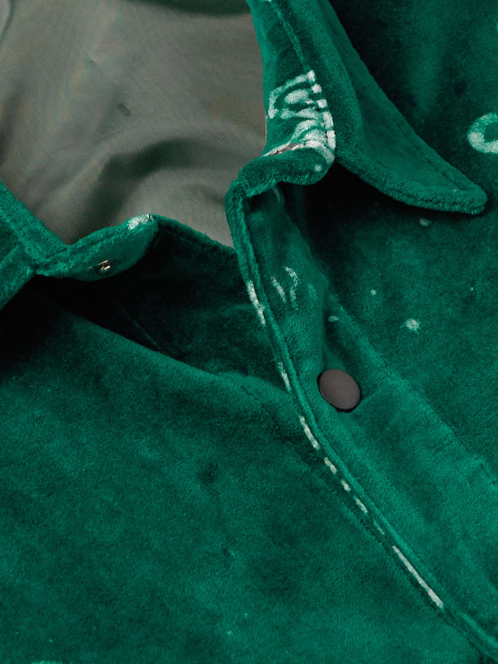 POST-IMPERIAL Ikeja Printed Cotton-Velvet Bomber Jacket