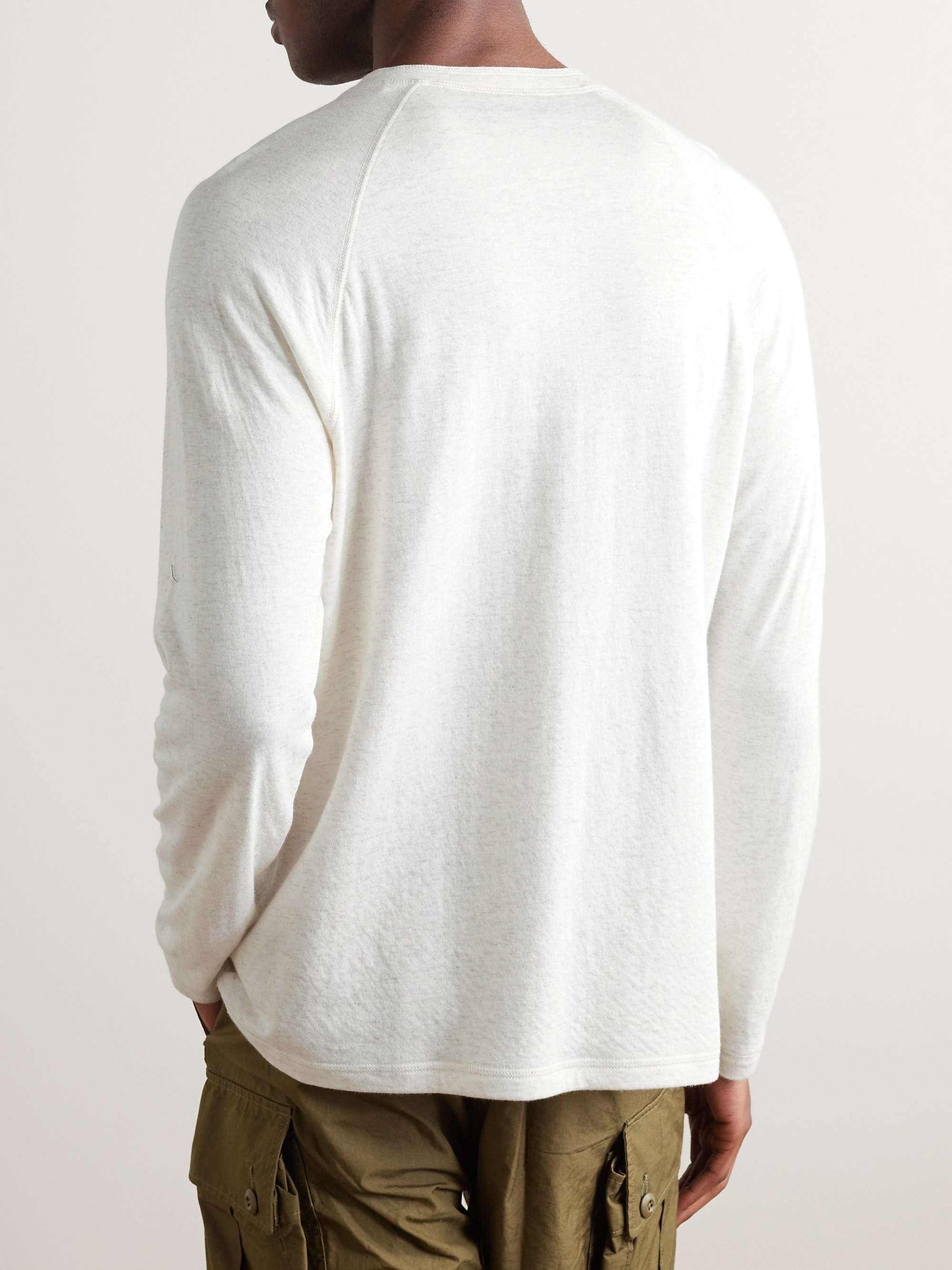 FAHERTY Pima Cotton and Modal-Blend Henley T-Shirt