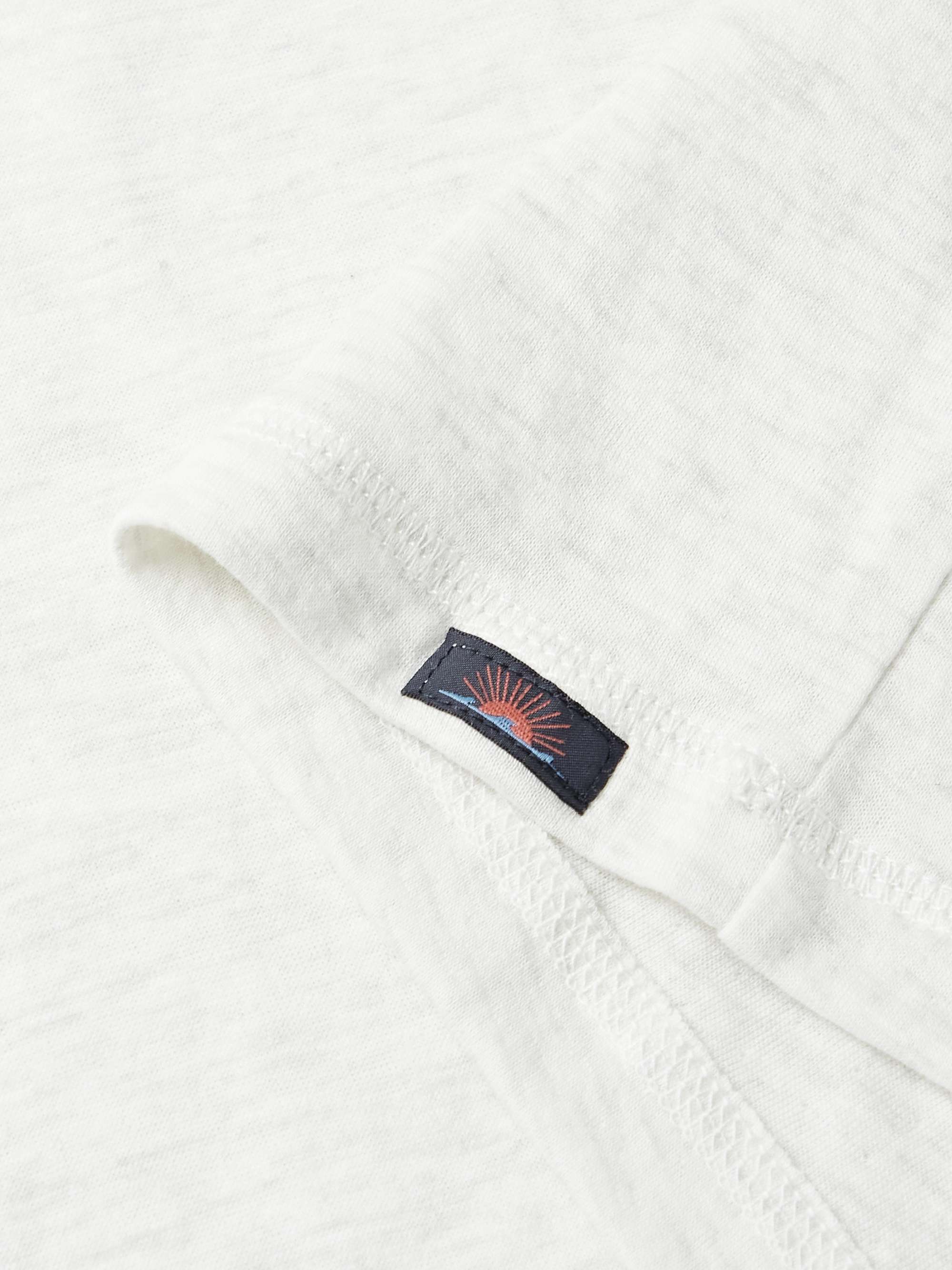 FAHERTY Pima Cotton and Modal-Blend Henley T-Shirt