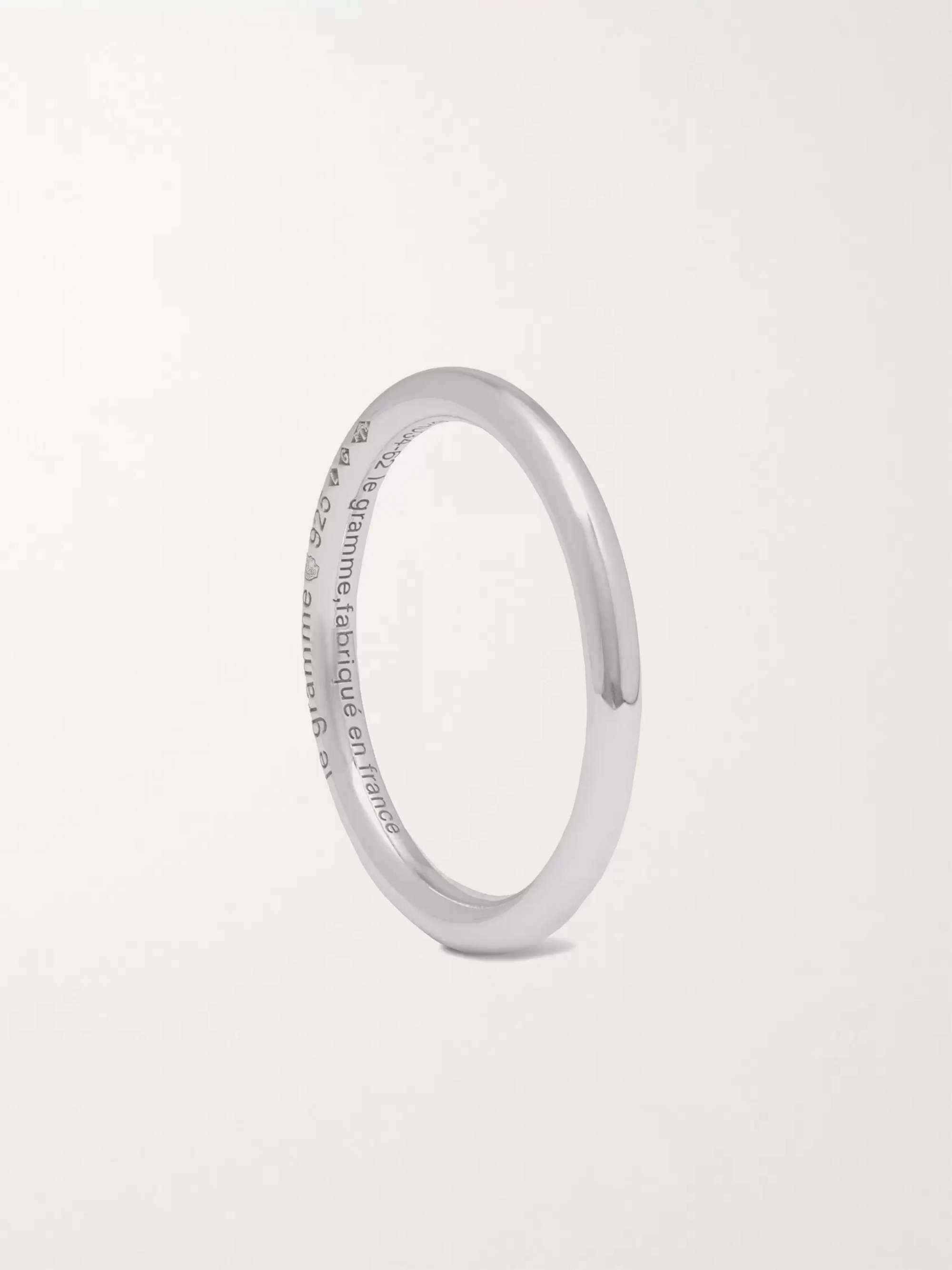 Le Gramme Le 3 Grammes bangle ring - Silver