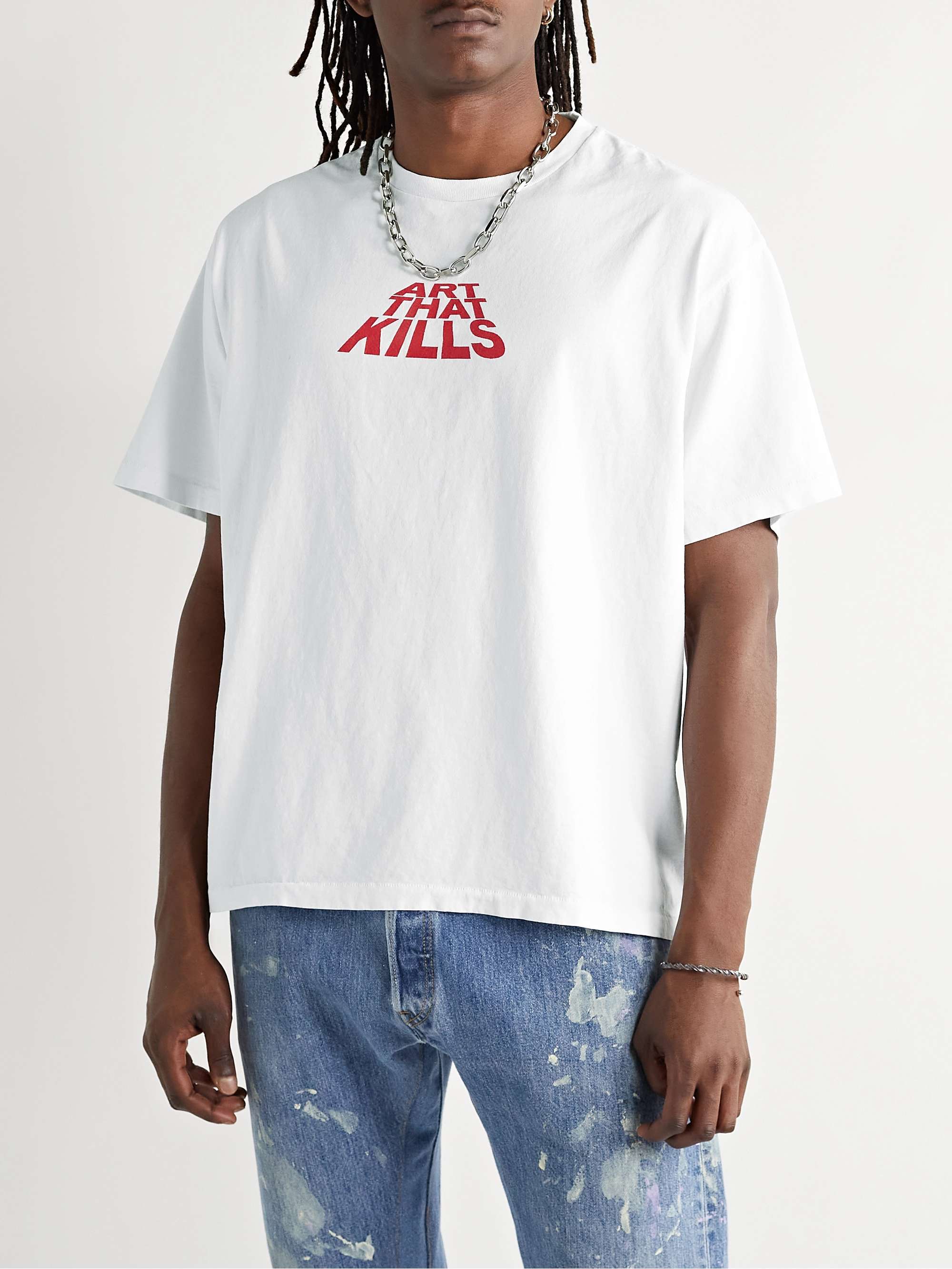 GALLERY DEPT. ATK Printed Cotton-Jersey T-Shirt