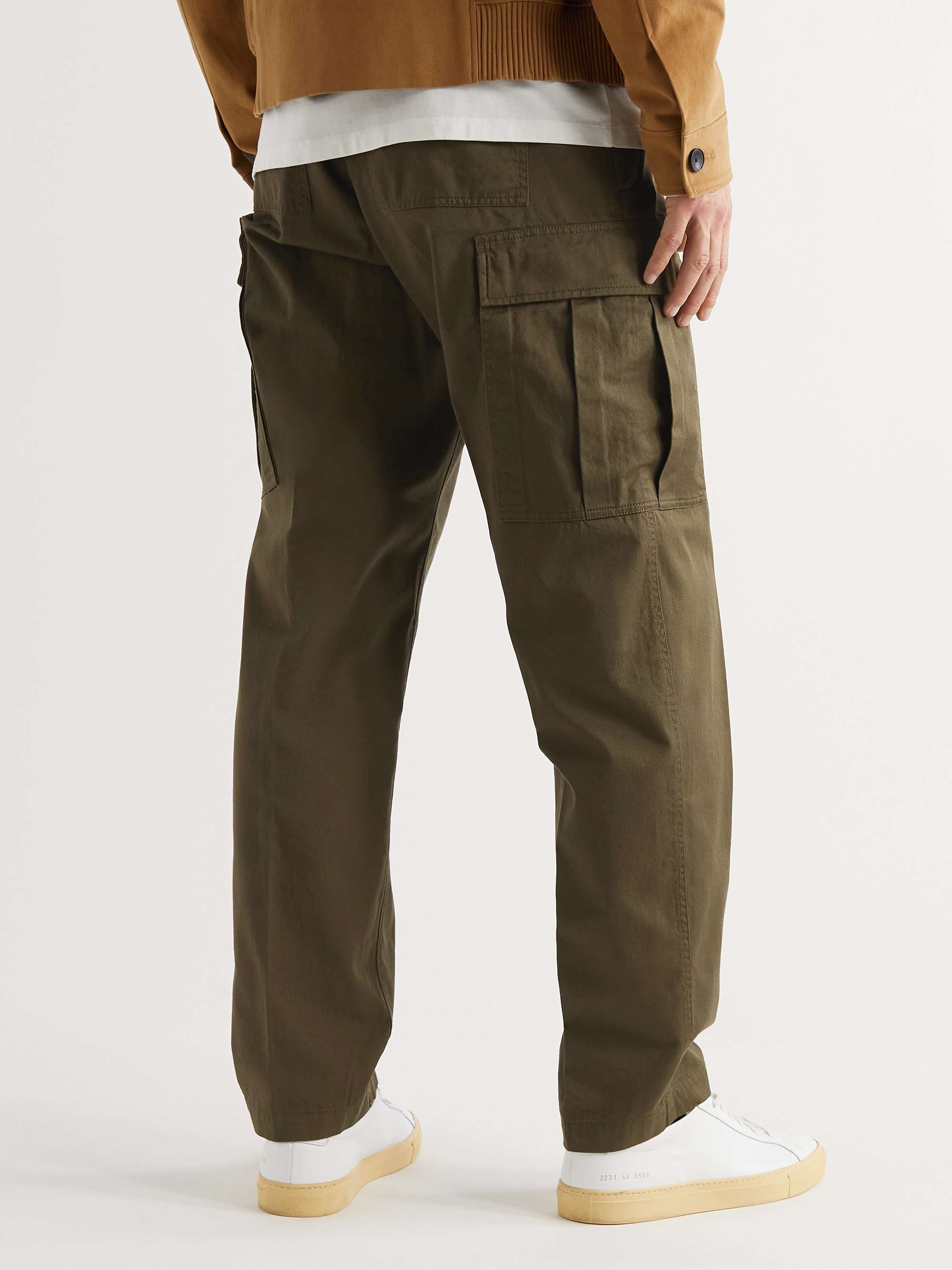 ASPESI Straight-Leg Cotton-Gabardine Cargo Trousers for Men | MR PORTER