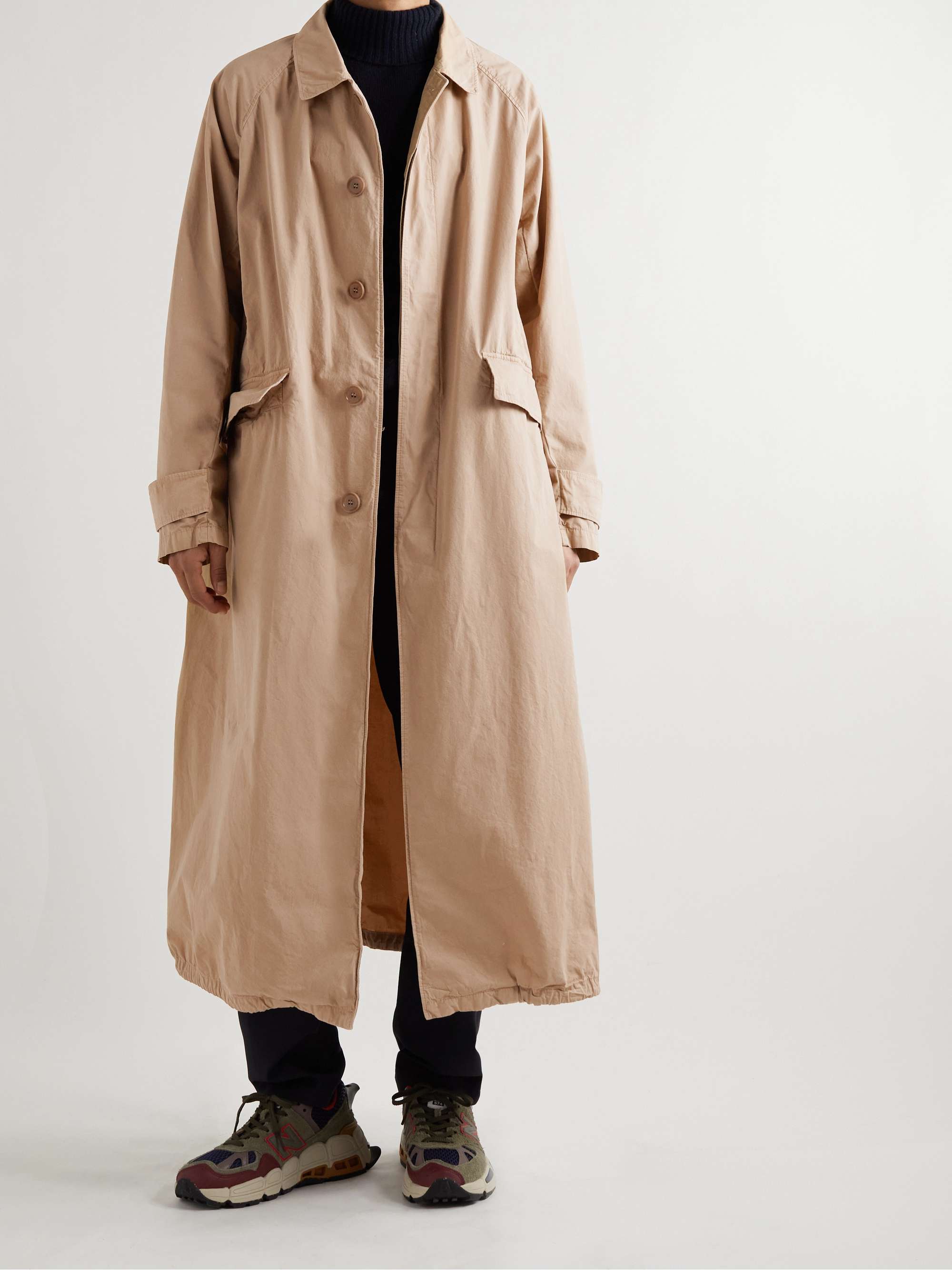 ASPESI Cotton-Canvas Trench Coat
