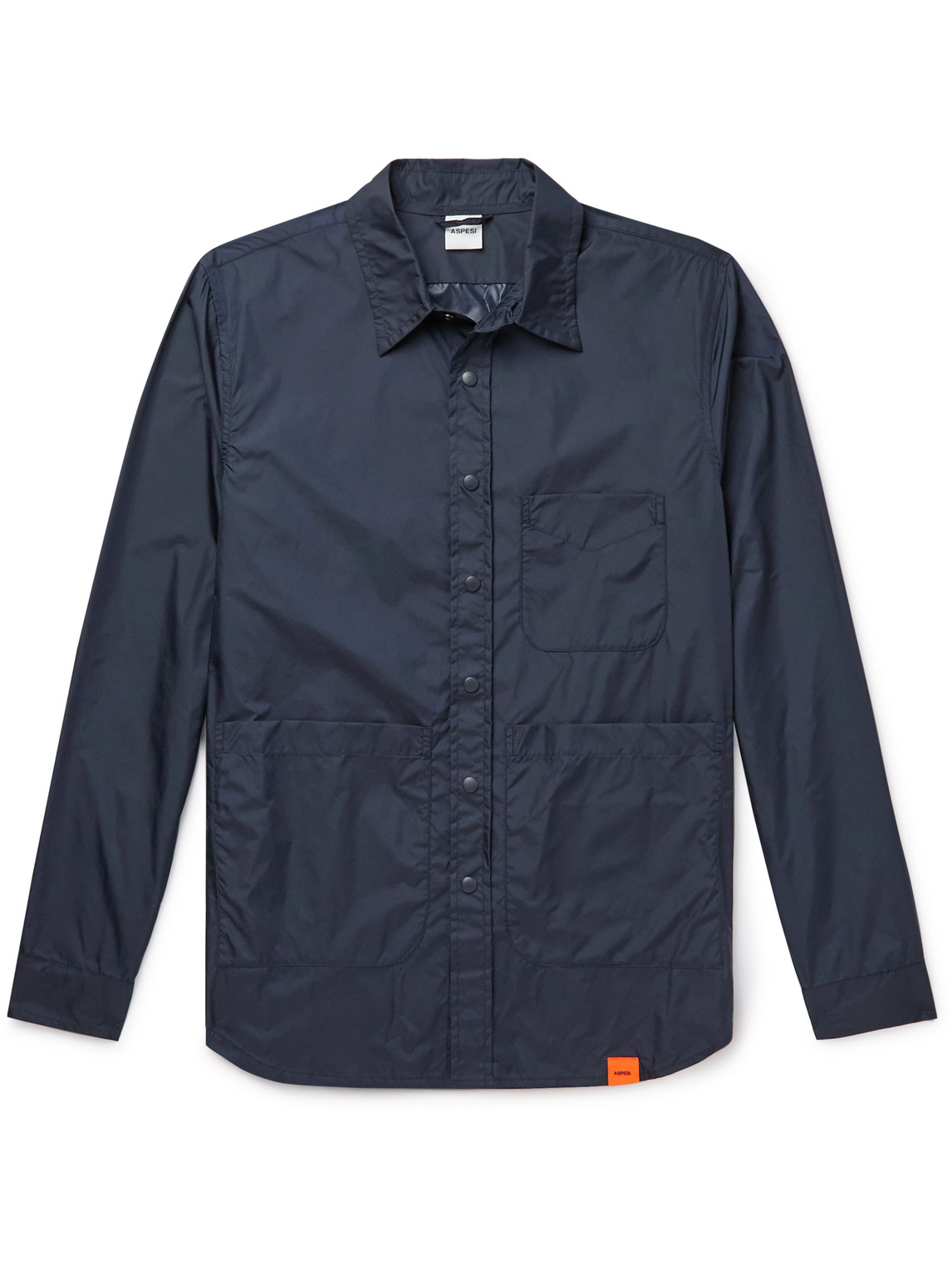 ASPESI – Logo-Appliquéd Nylon Shirt