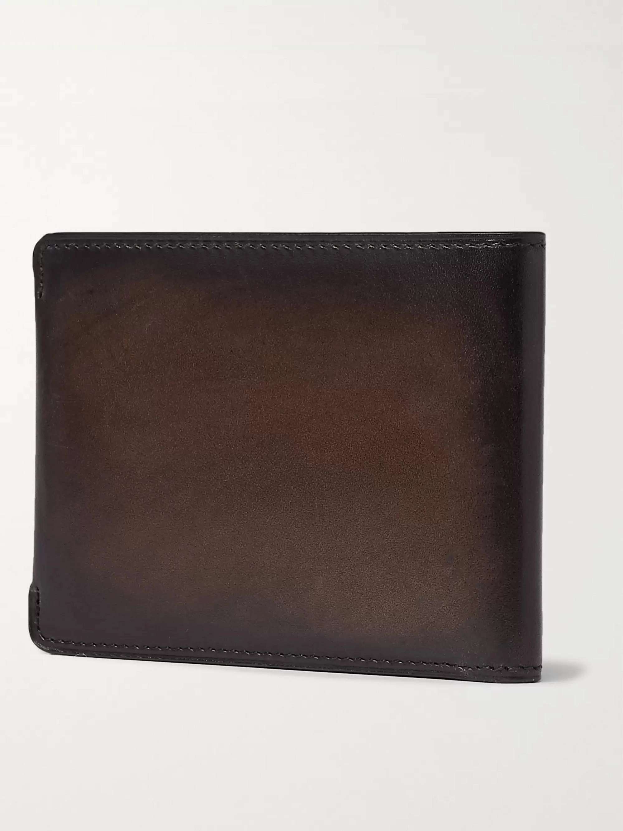 BERLUTI Essentiel Scritto Leather Billfold Wallet