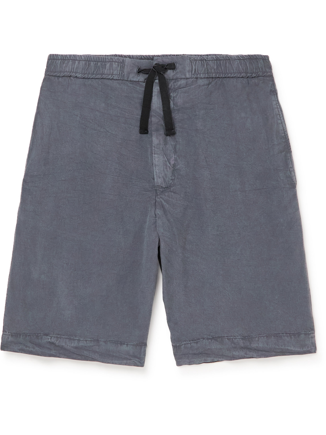 Officine Générale Straight-Leg Garment-Dyed Lyocell-Blend Drawstring Shorts