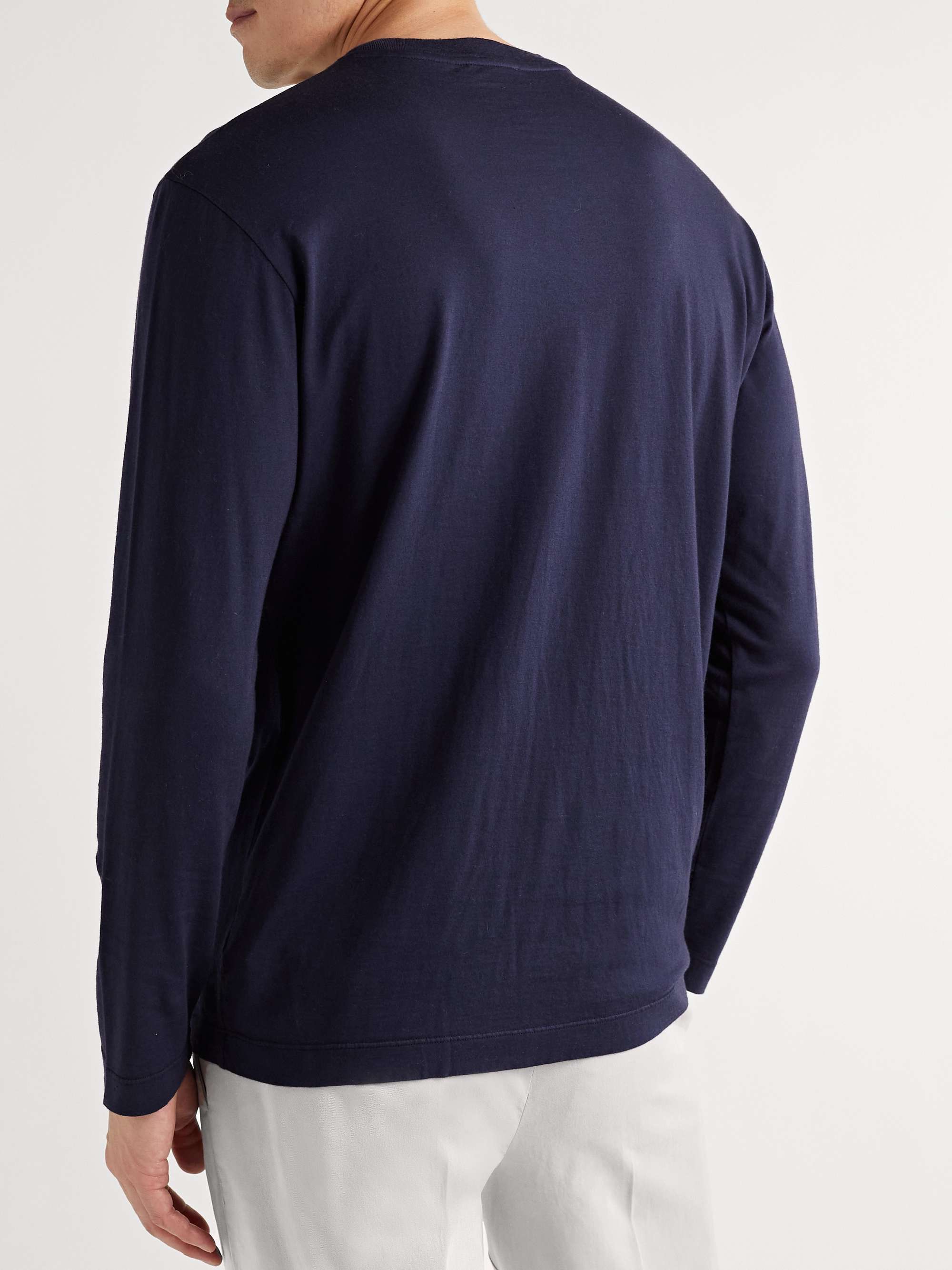 ALTEA Cotton and Cashmere-Blend Jersey T-Shirt