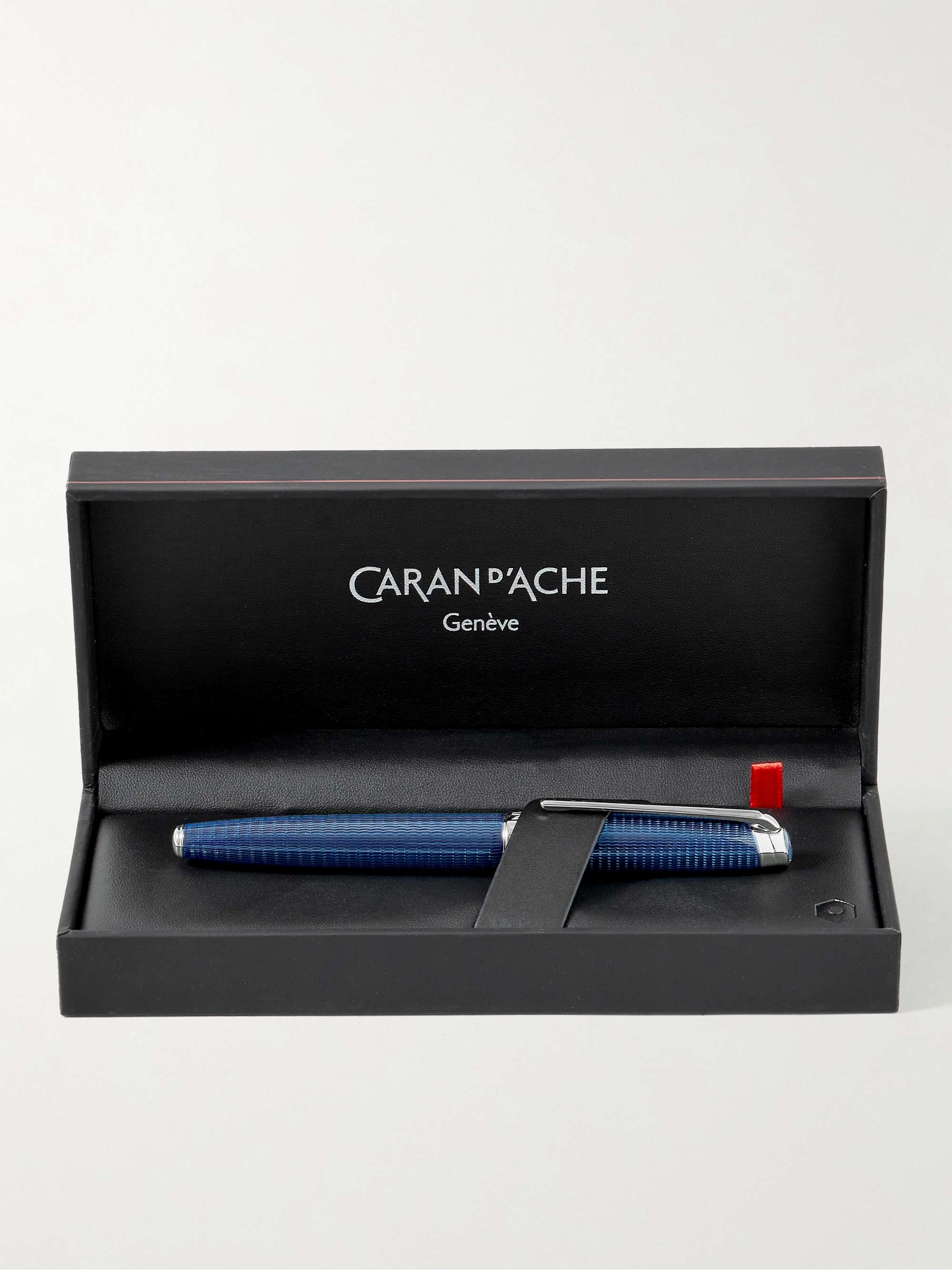 CARAN D'ACHE Léman Grand Rhodium-Plated and Lacquered Fountain Pen