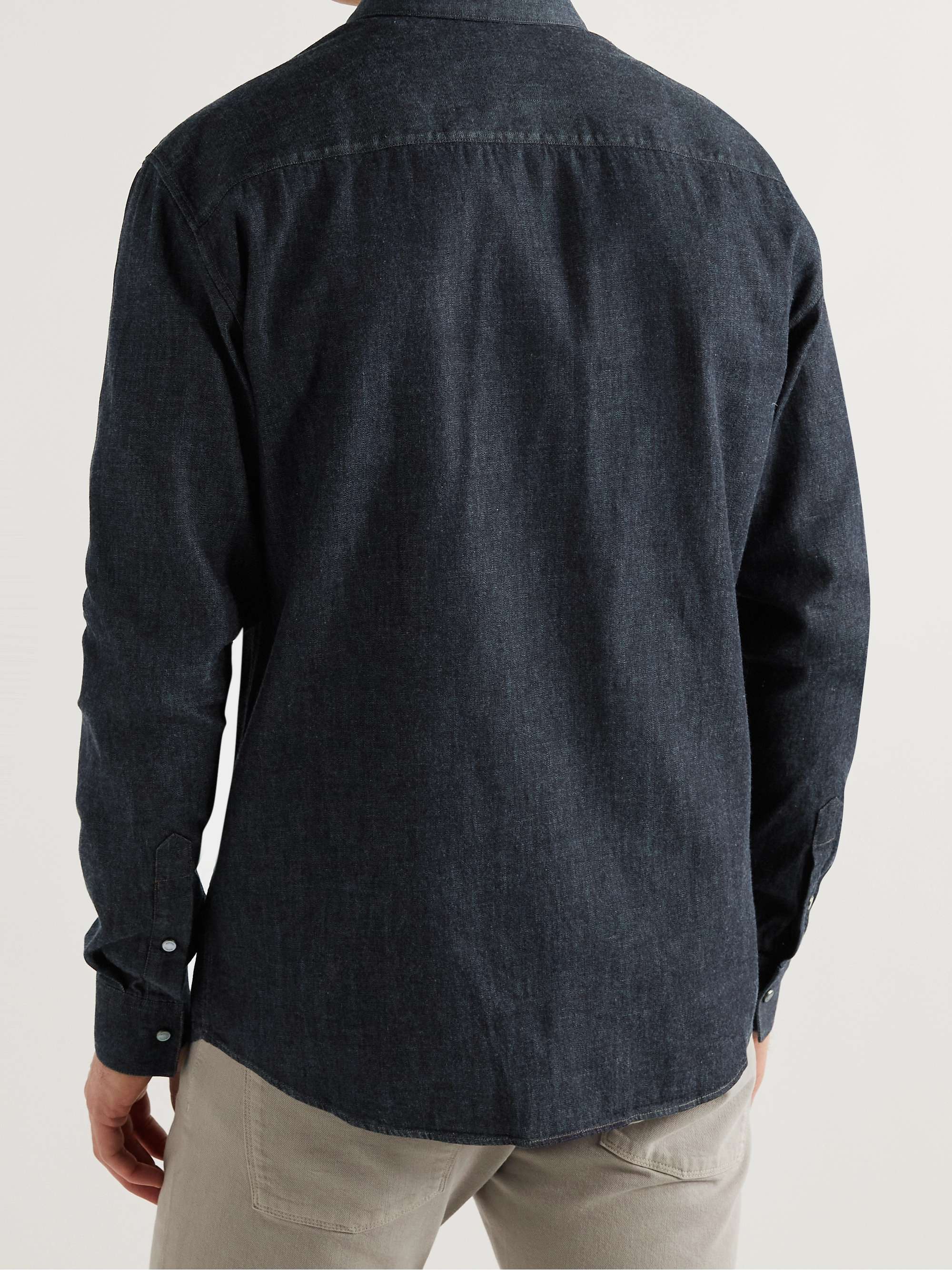 DUNHILL Denim Western Shirt