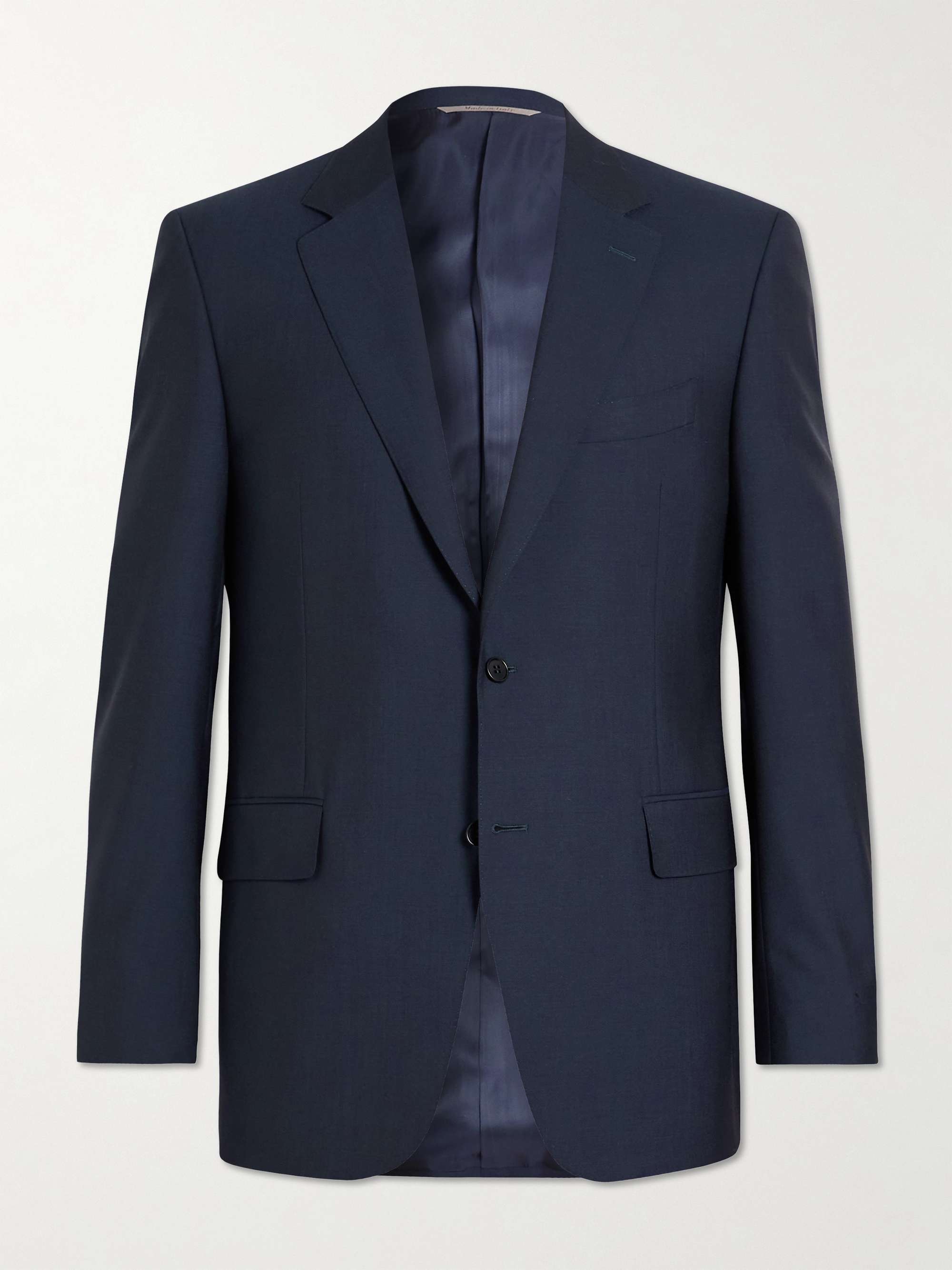 Slim-Fit Wool Suit Jacket