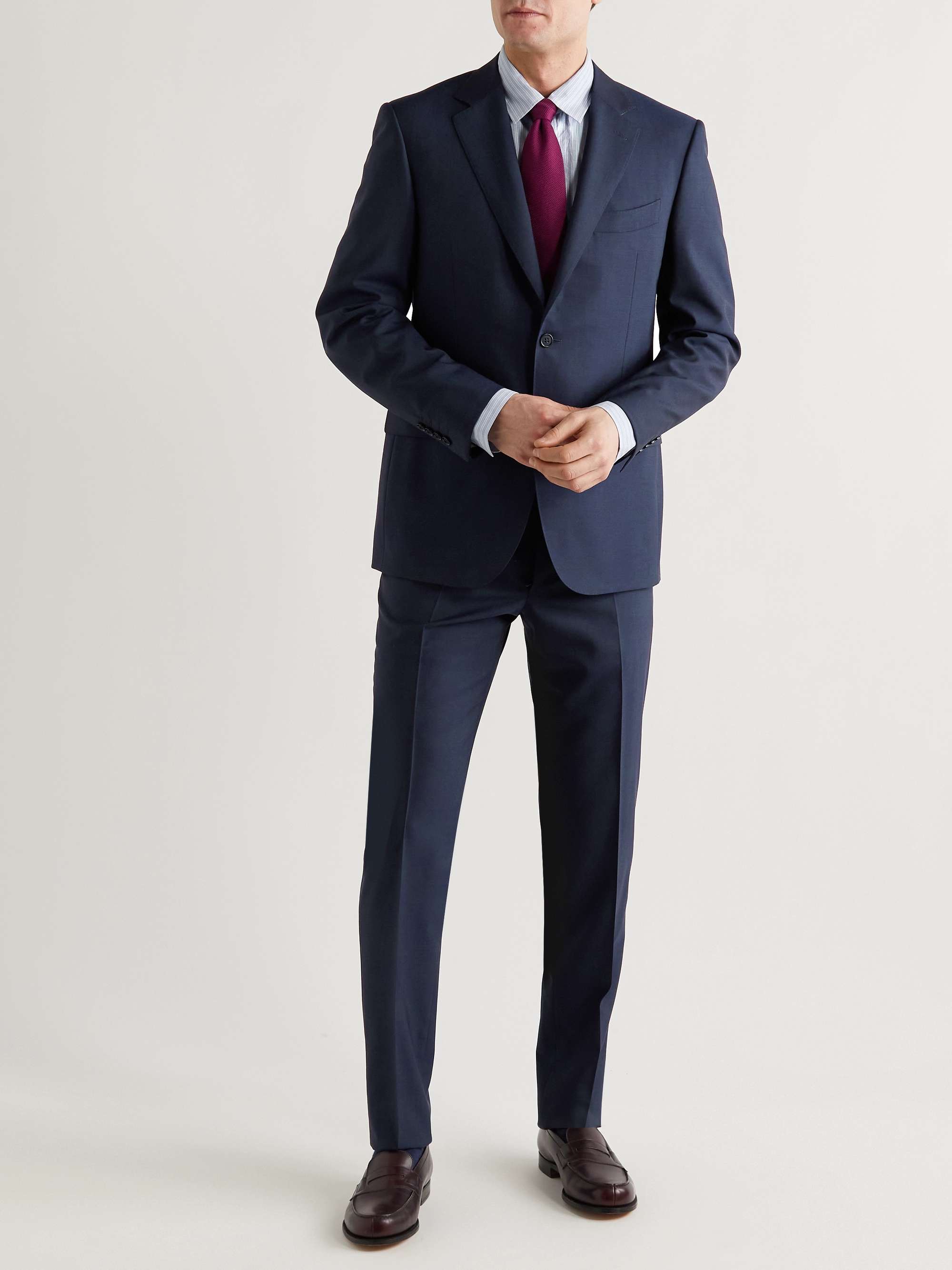 Slim-Fit Wool Suit Jacket