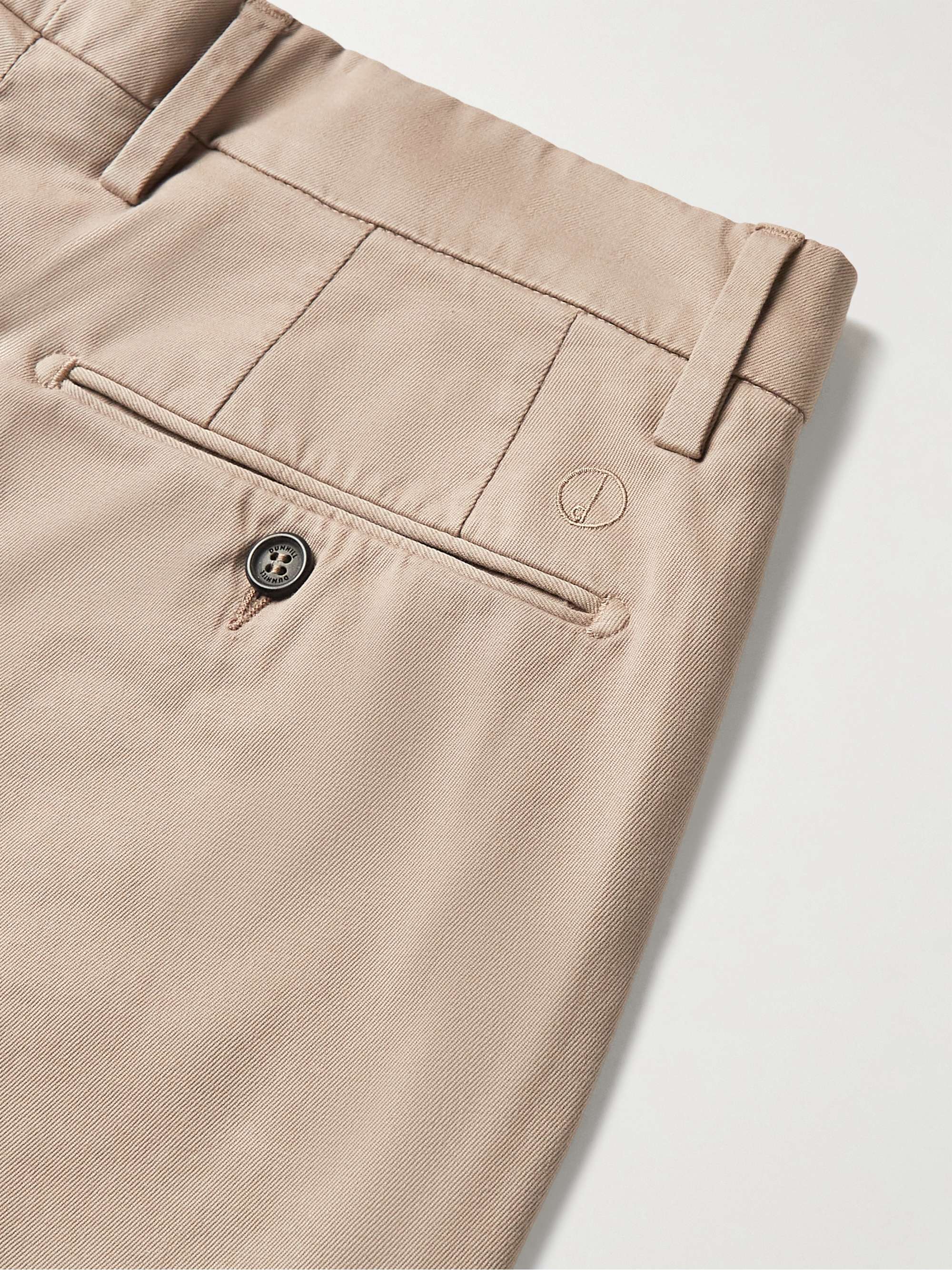 DUNHILL Slim-Fit Stretch-Cotton Twill Chinos