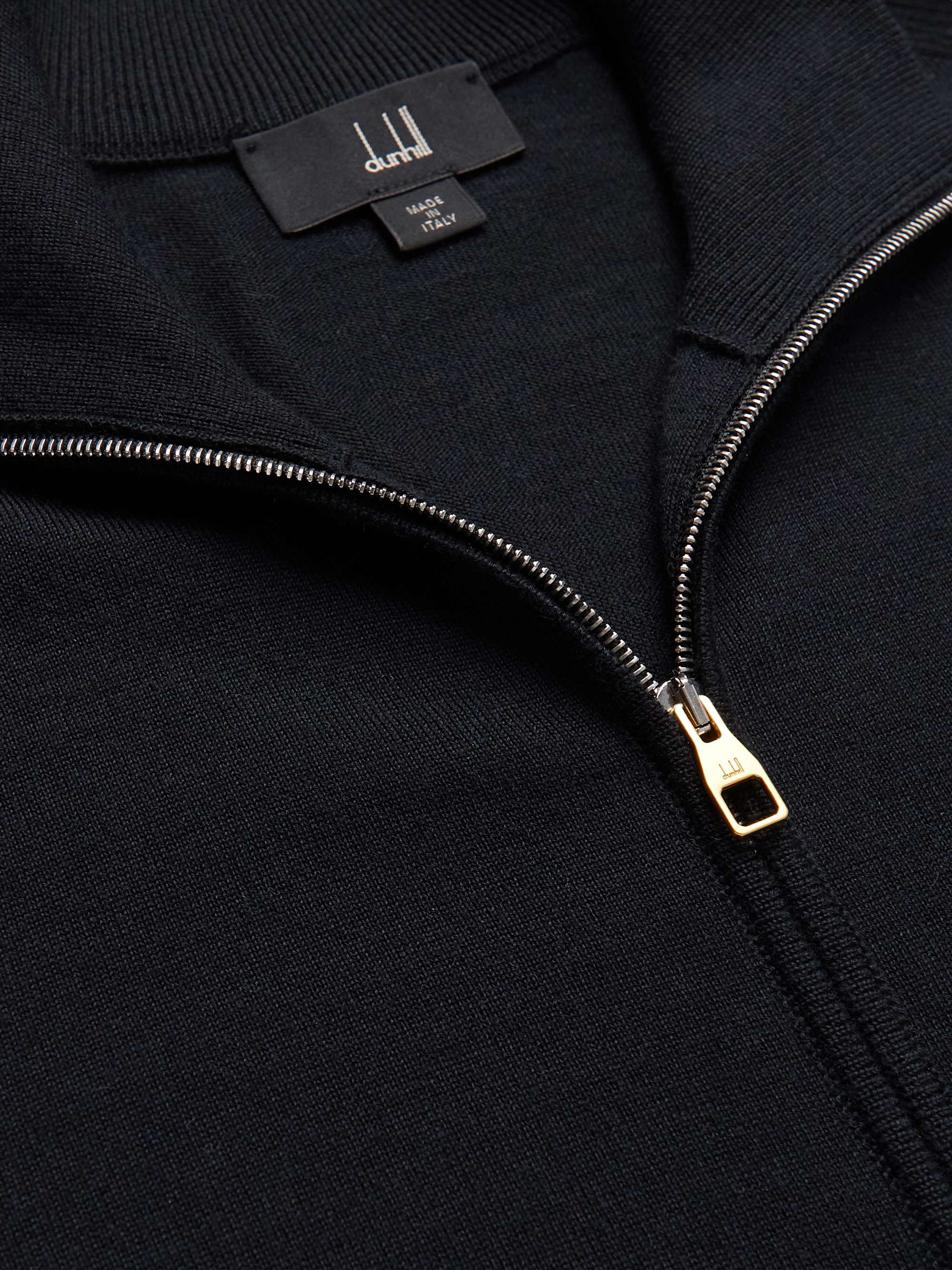 DUNHILL Cashmere Zip-Up Cardigan