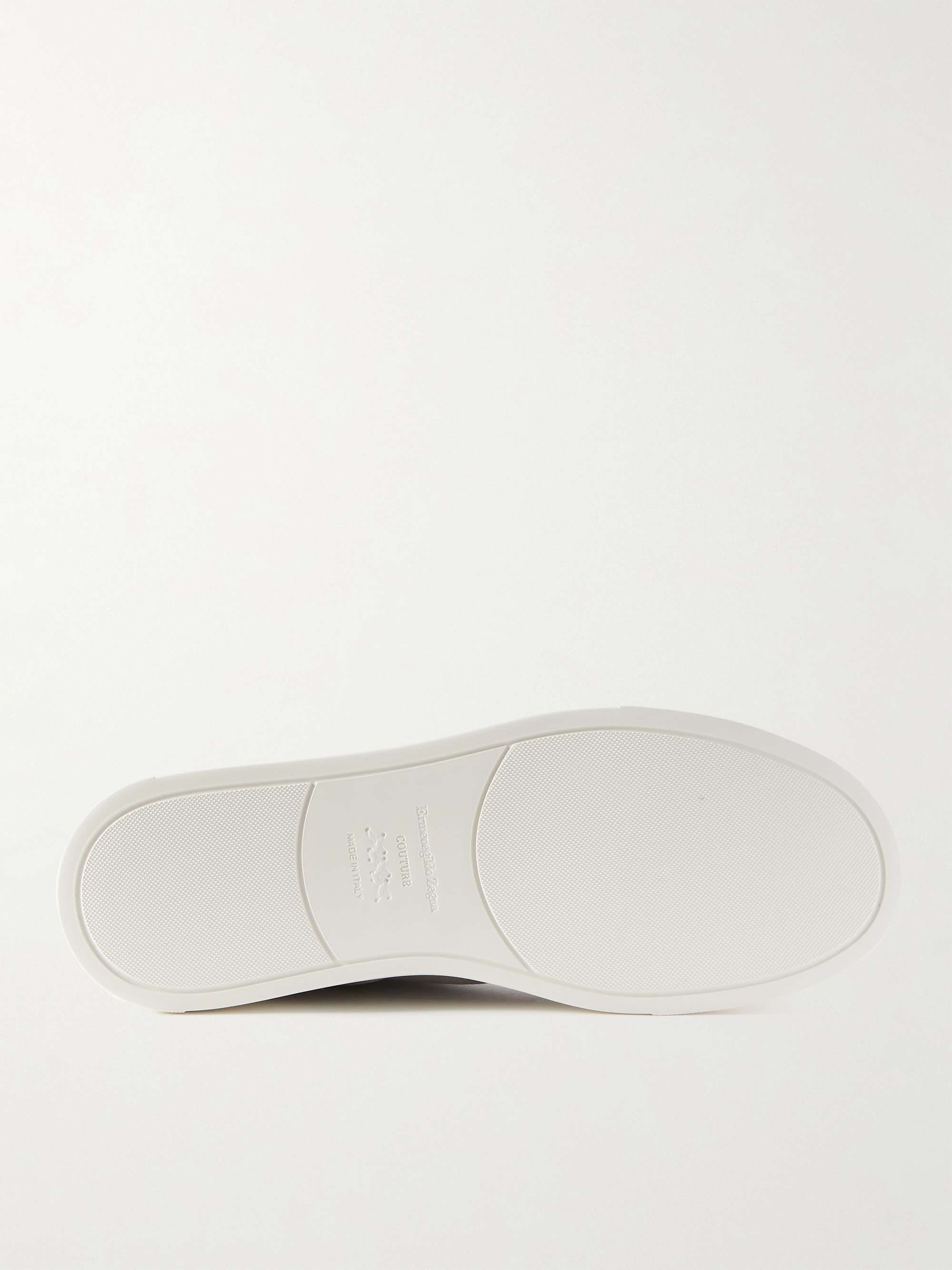 ZEGNA Suede Slip-On Sneakers