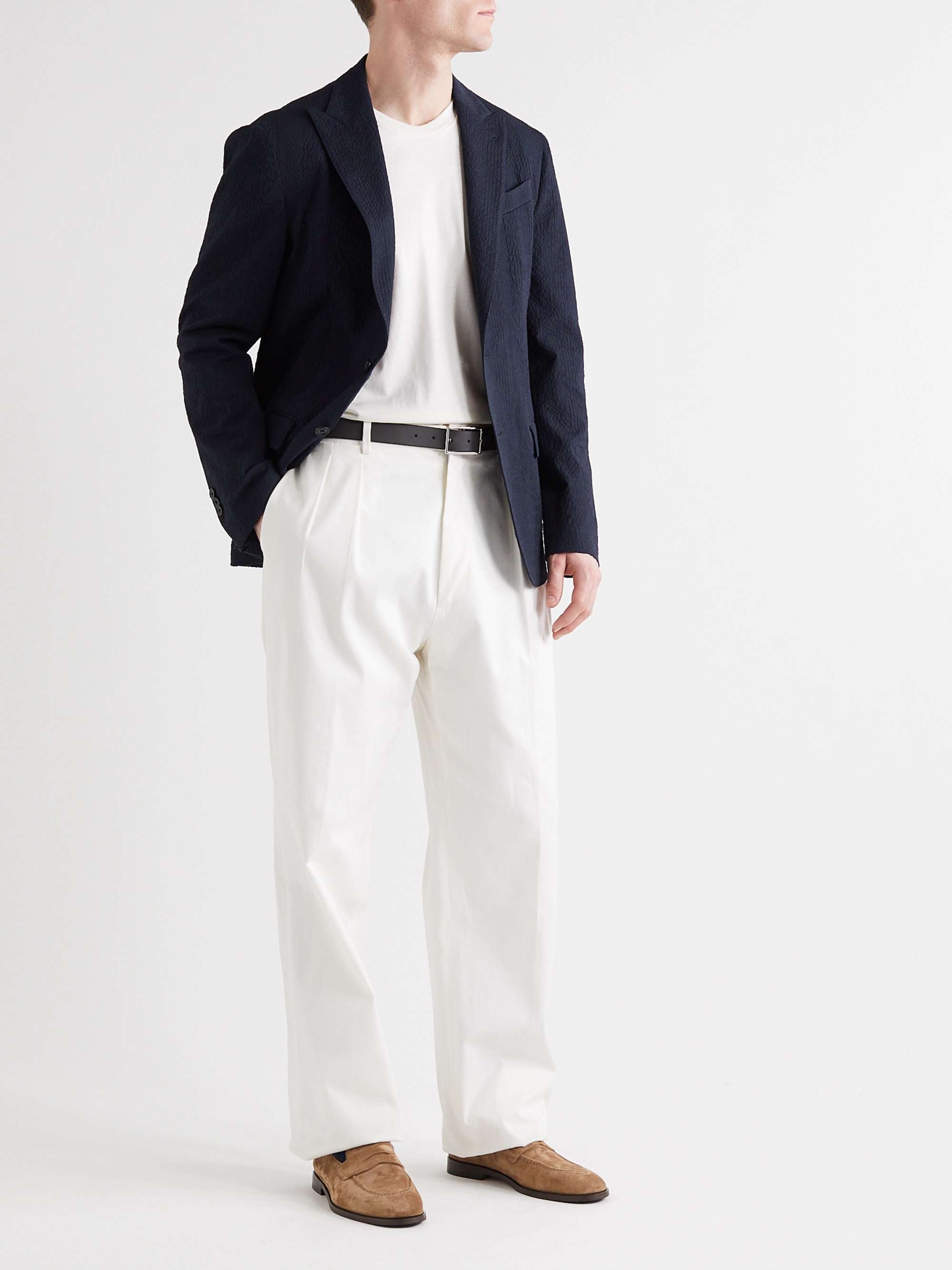 Lardini Seersucker Cotton Jacket-