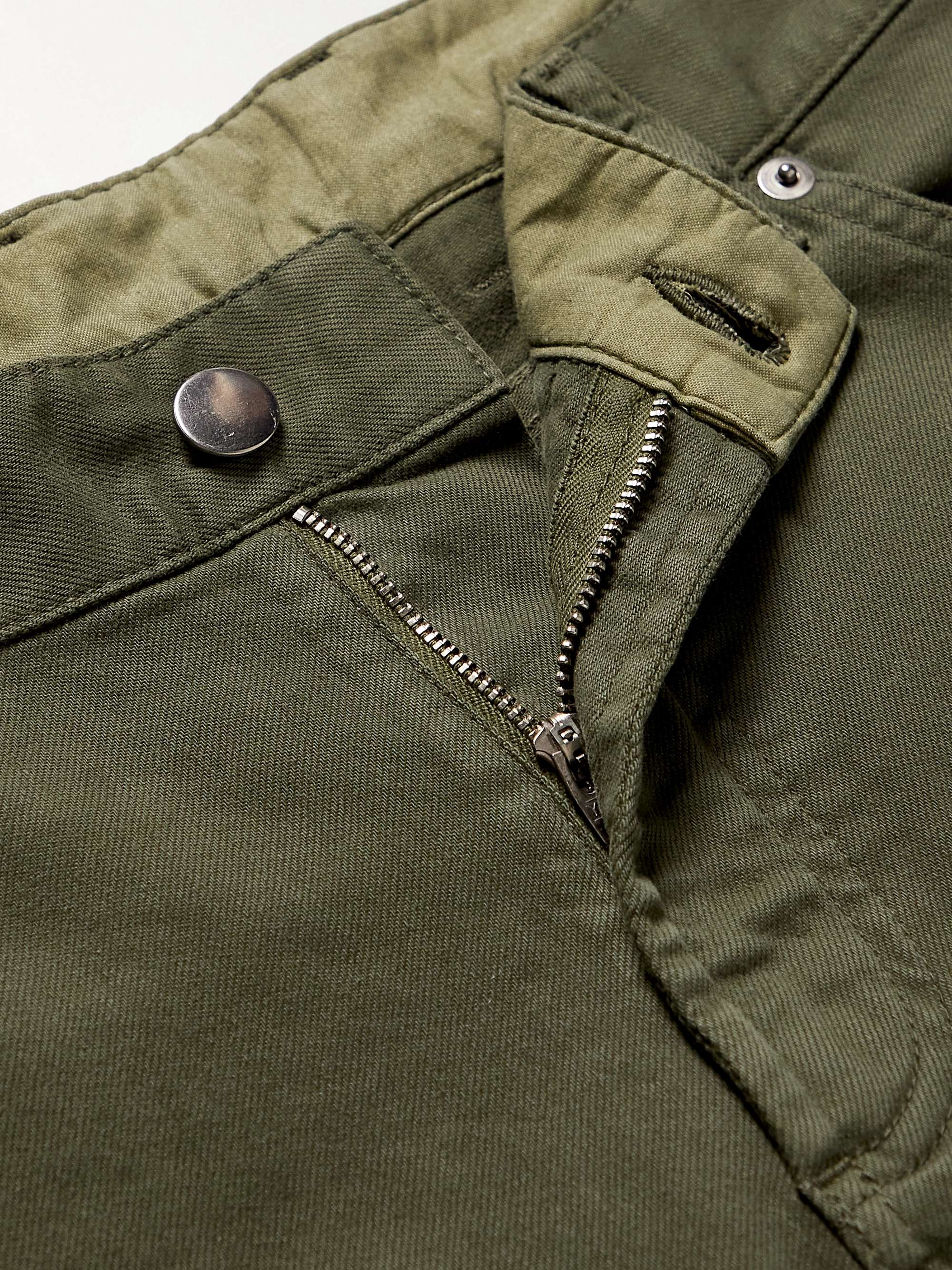 PURDEY Slim-Fit Stretch-Cotton Twill Trousers