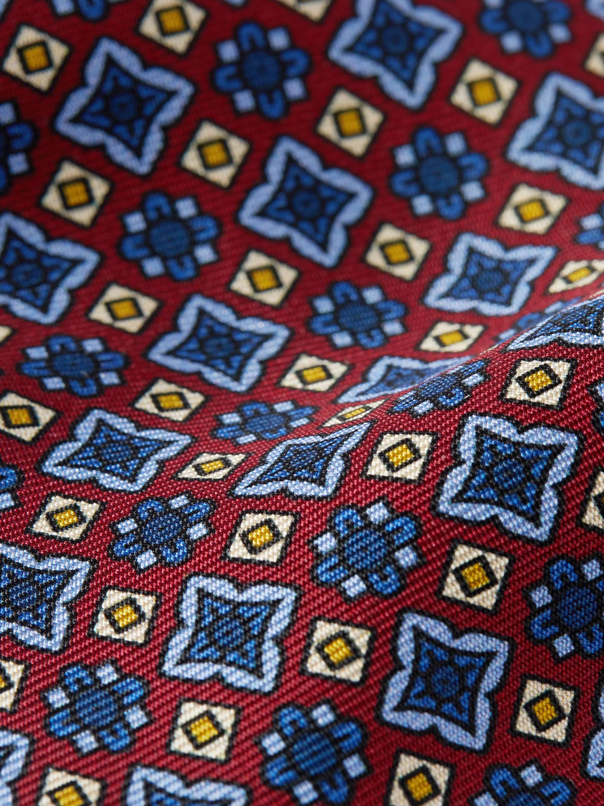 RUBINACCI 8cm Printed Silk-Twill Tie