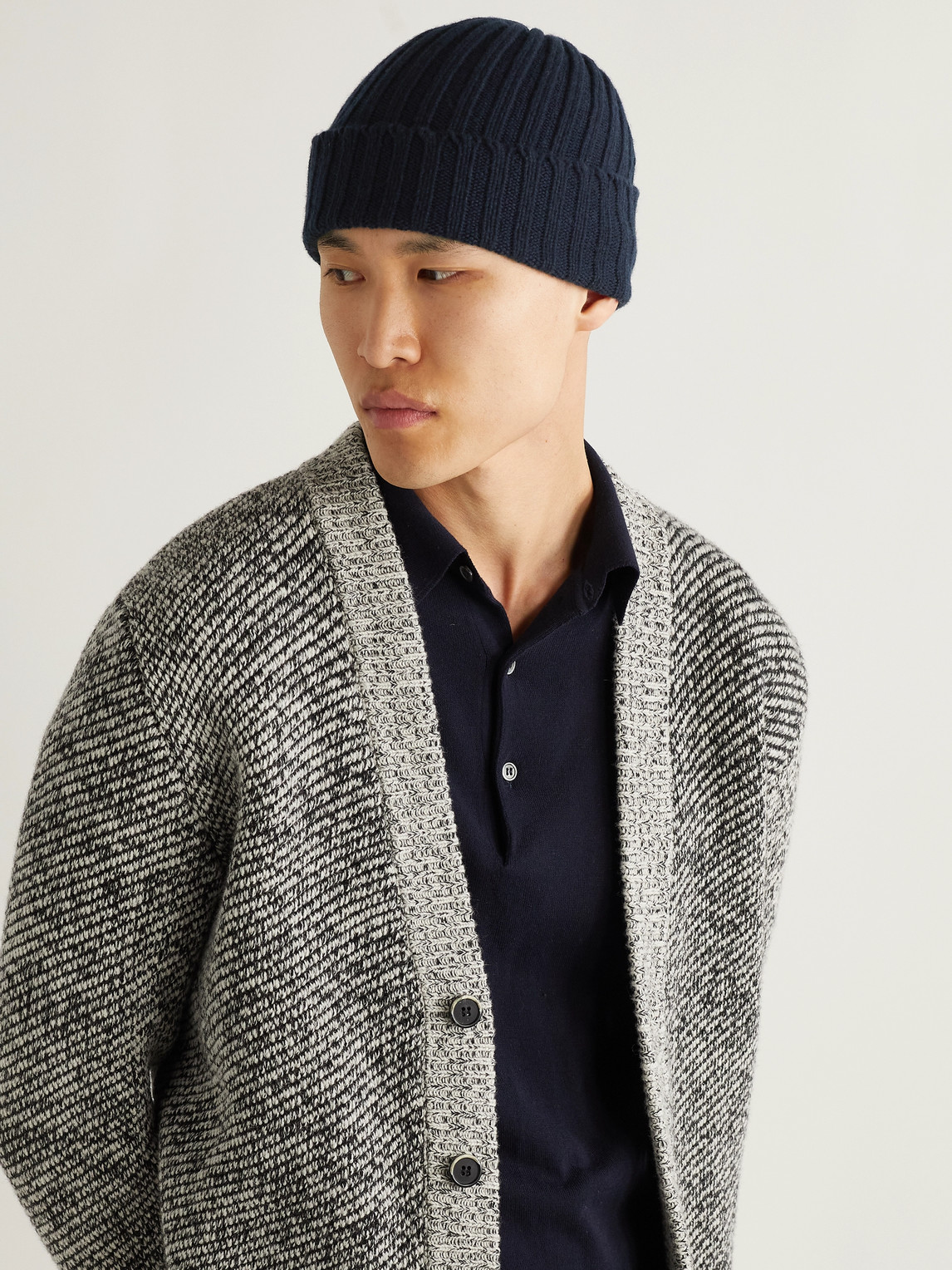 Ribbed Cashmere Beanie — 2