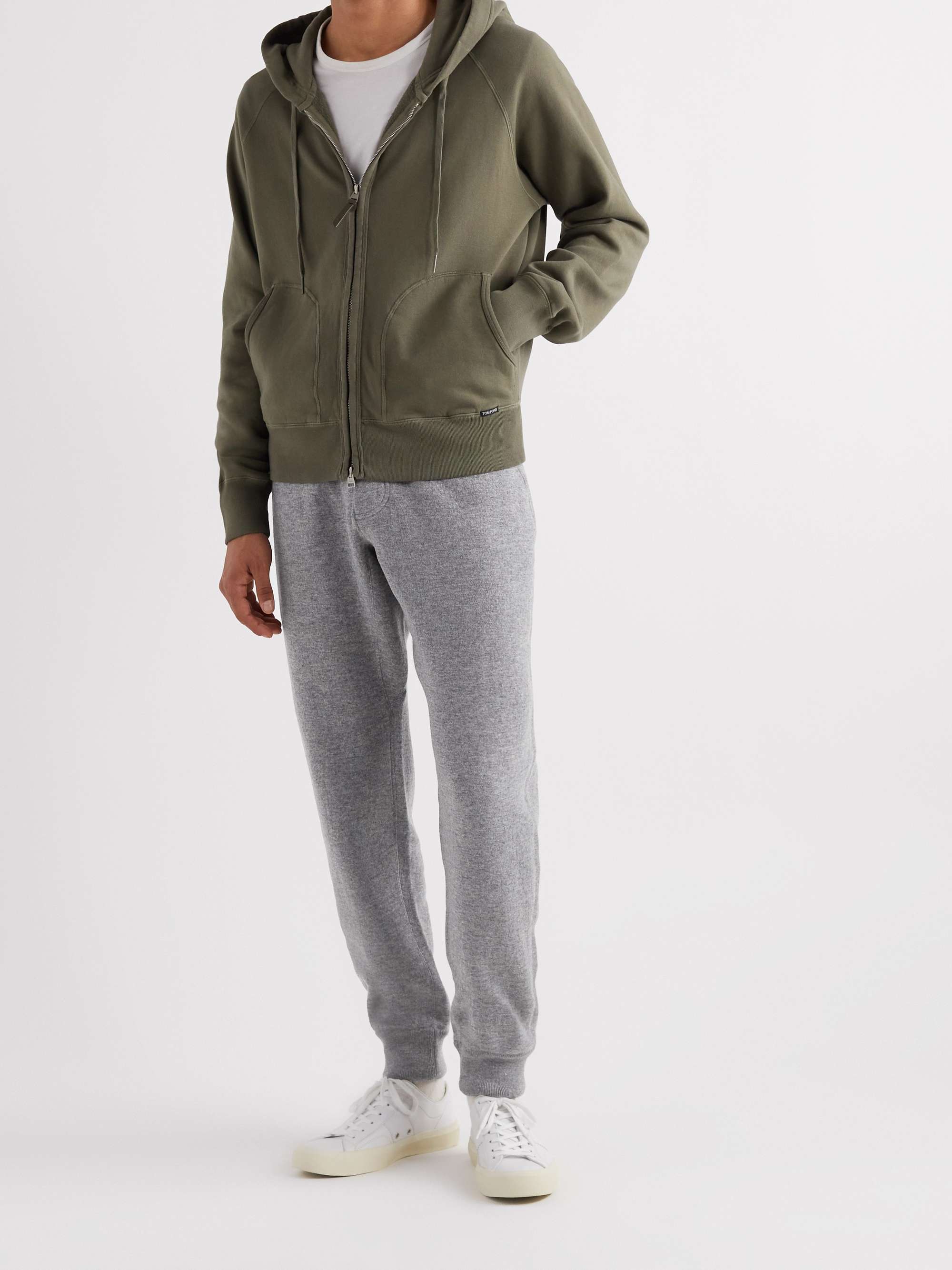 Standard Midweight Zip Hoodie - Grey - Weekday