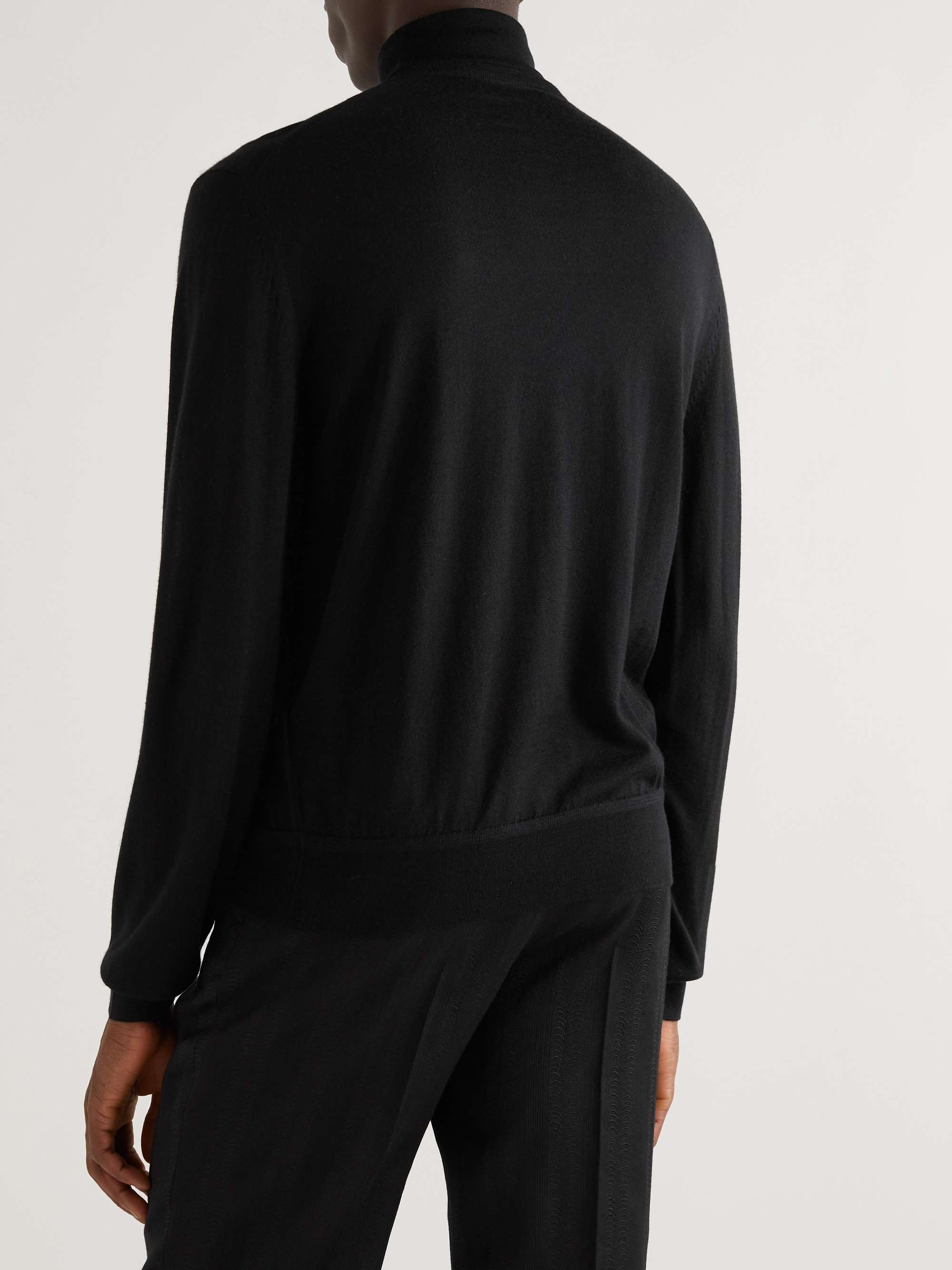 TOM FORD Cashmere and Silk-Blend Rollneck Sweater
