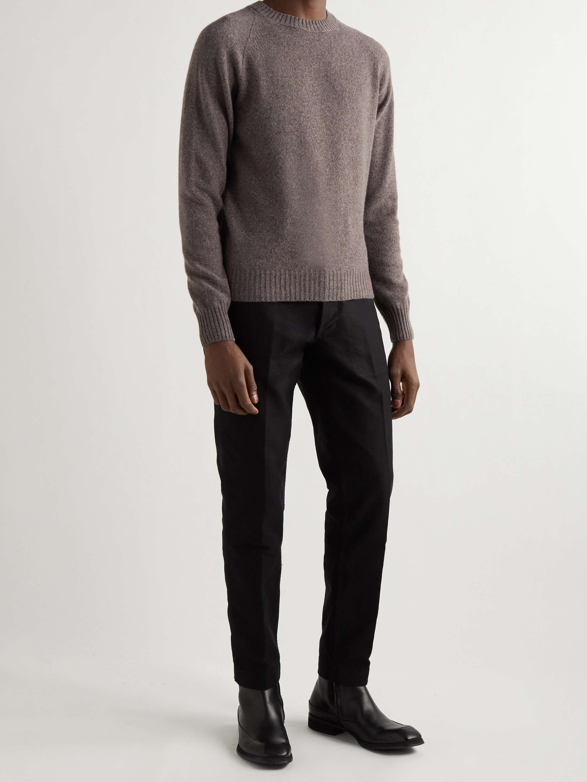TOM FORD Cashmere and Cotton-Blend Sweater for Men | MR PORTER
