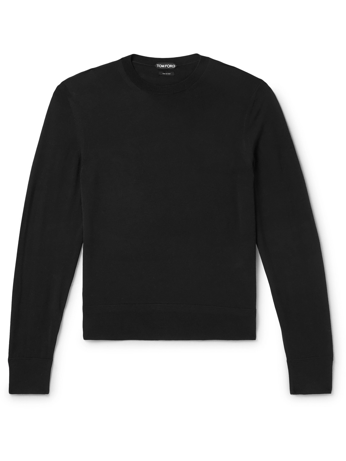 Tom Ford Merino Wool Sweater In Black