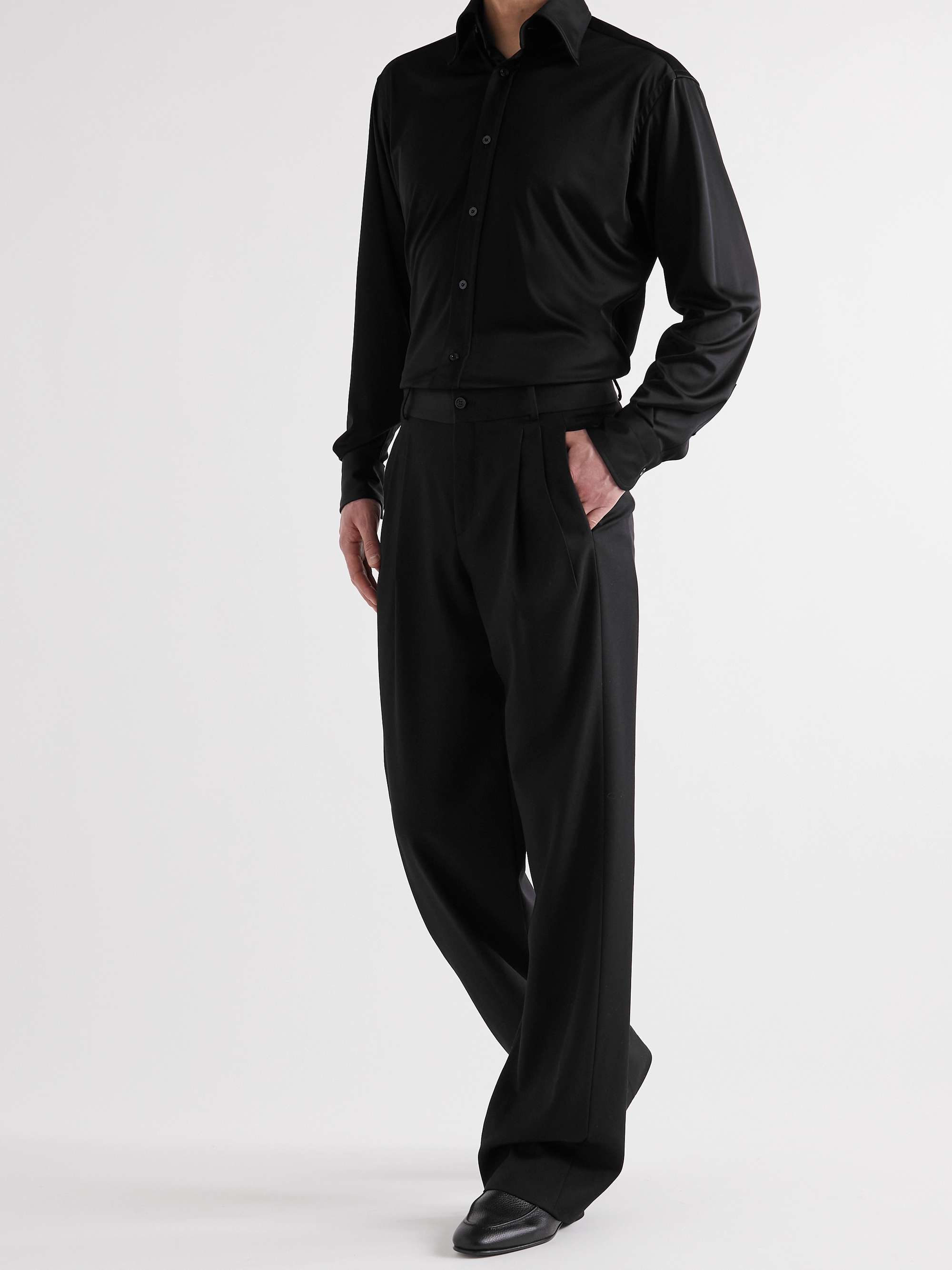 TOM FORD Satin-Jersey Shirt