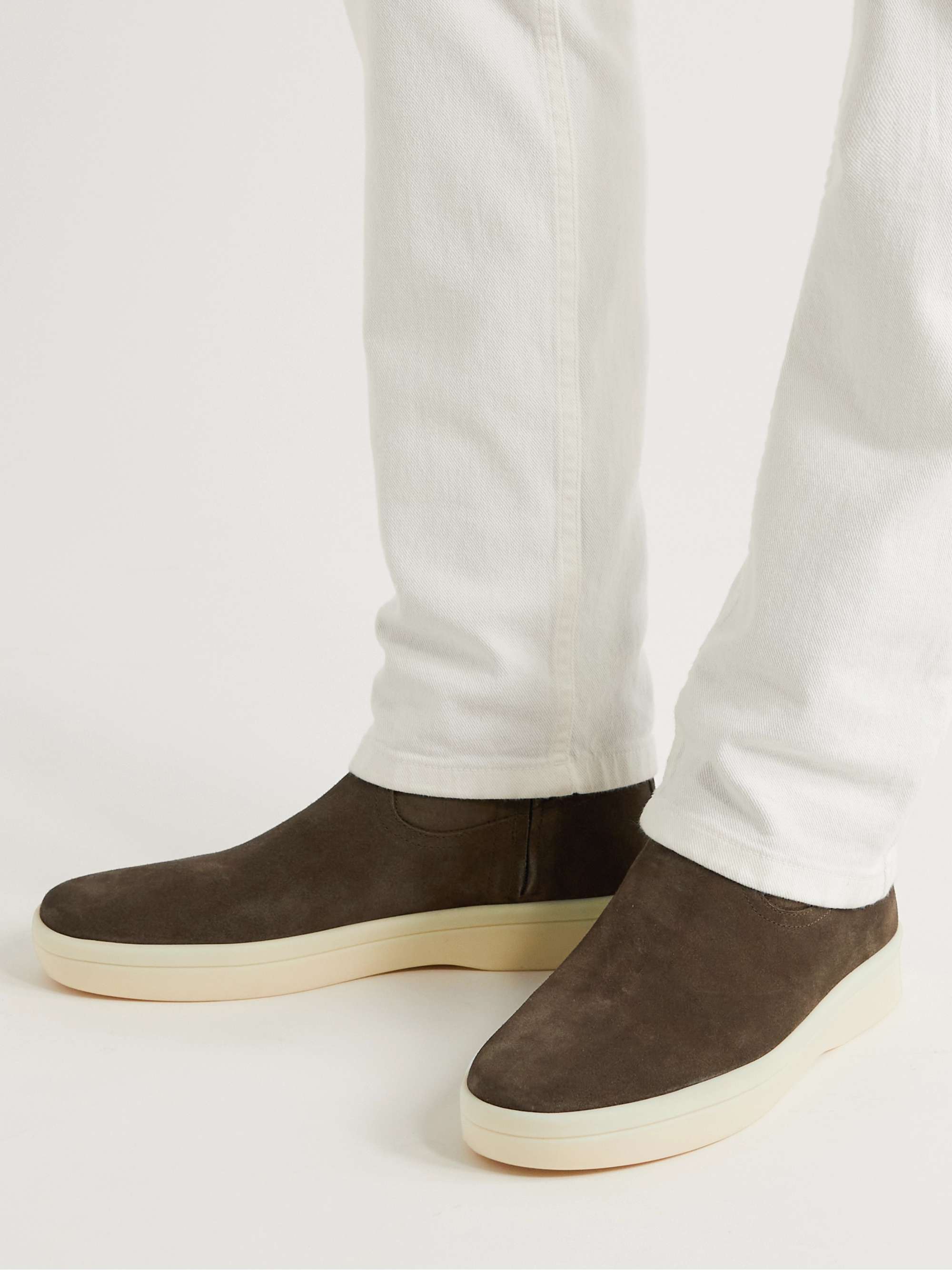 LORO PIANA Suede Boots