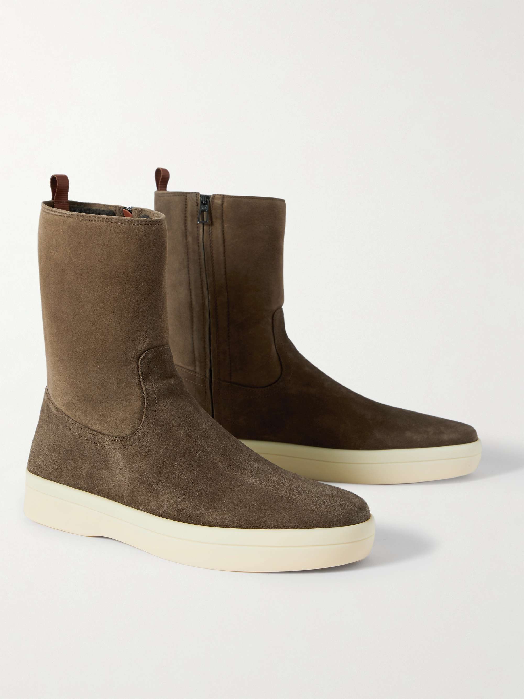 LORO PIANA Suede Boots