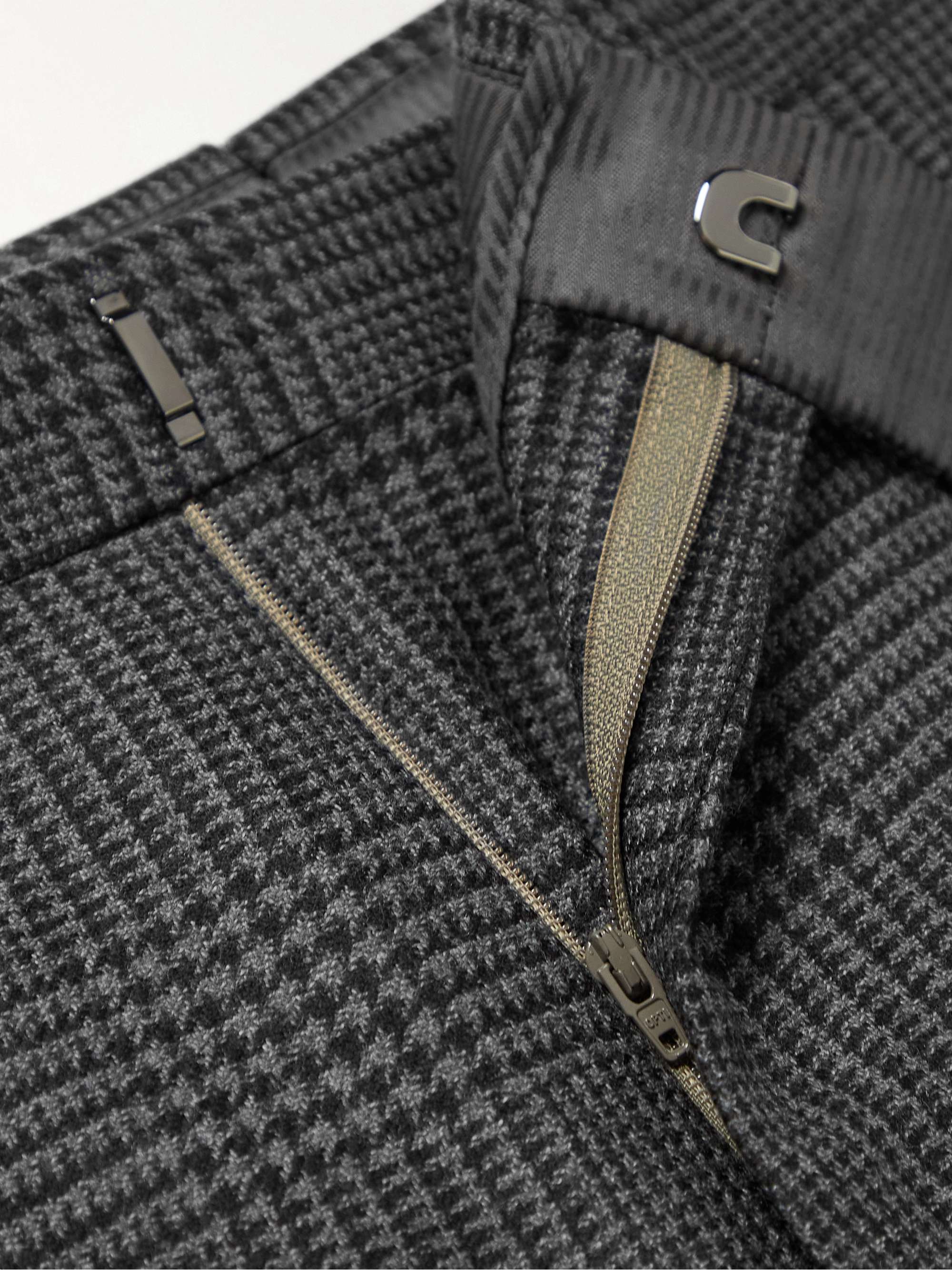 TOM FORD Slim-Fit Prince of Wales Checked Wool Suit Trousers