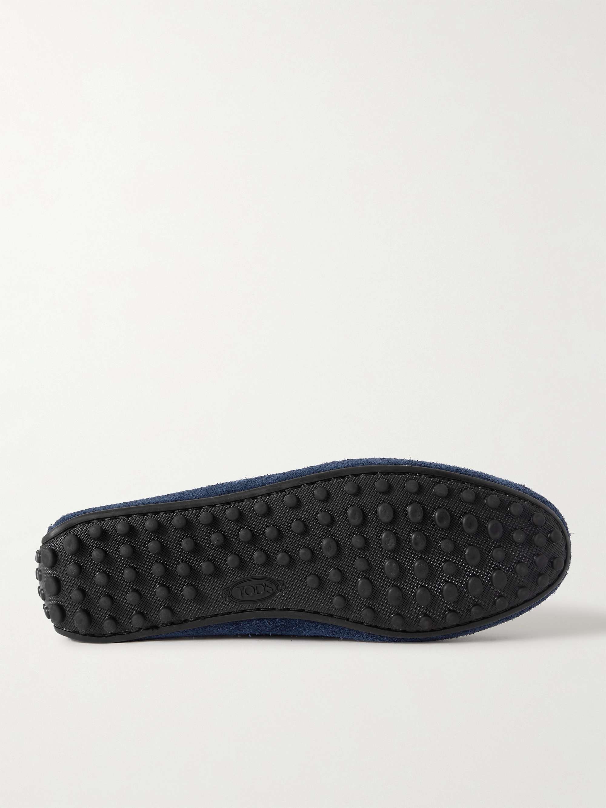 TOD'S Pantofola City Gommino Suede Driving Shoes