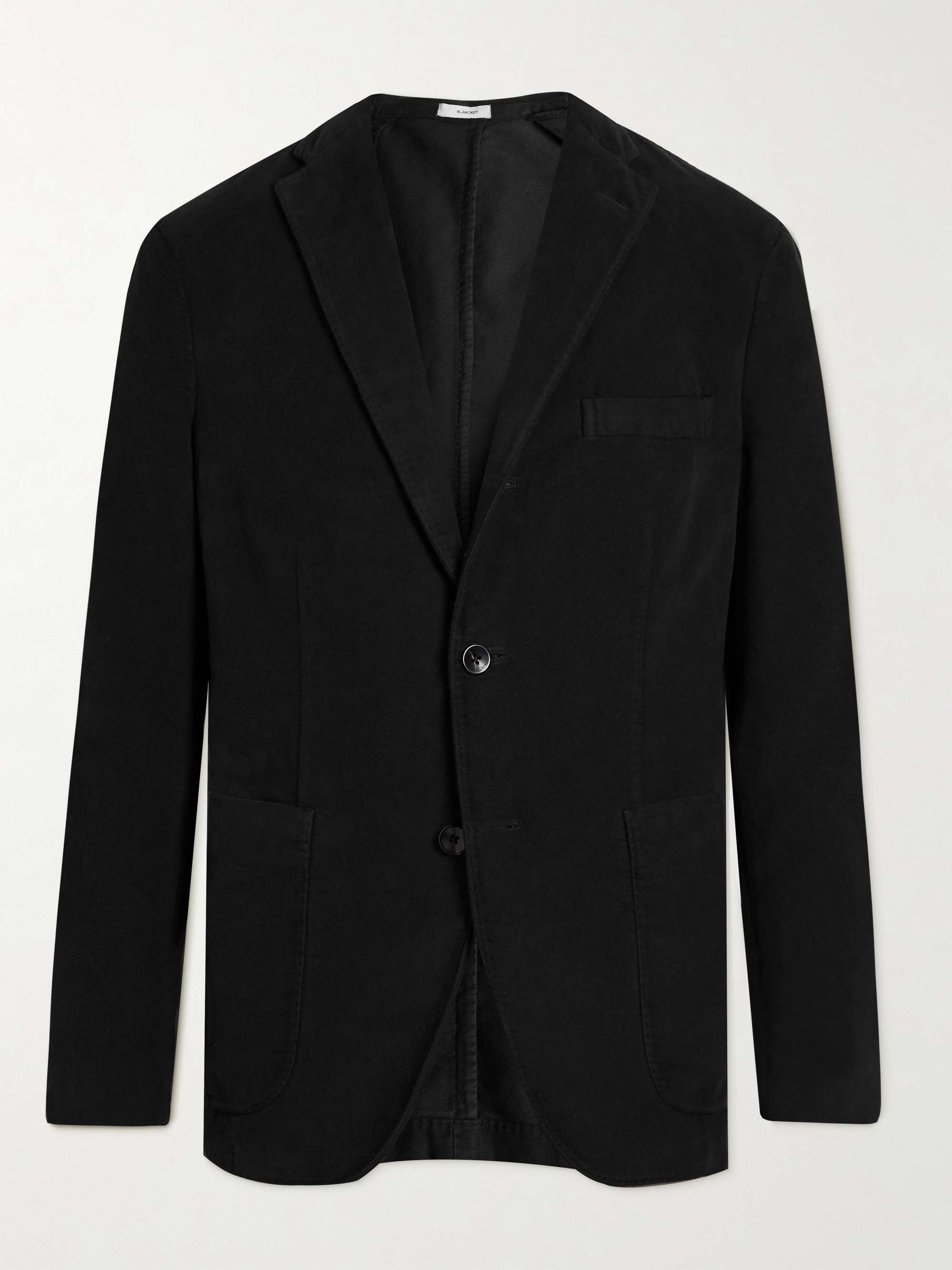 BOGLIOLI Unstructured Garment-Dyed Cotton-Moleskin Suit Jacket for Men ...