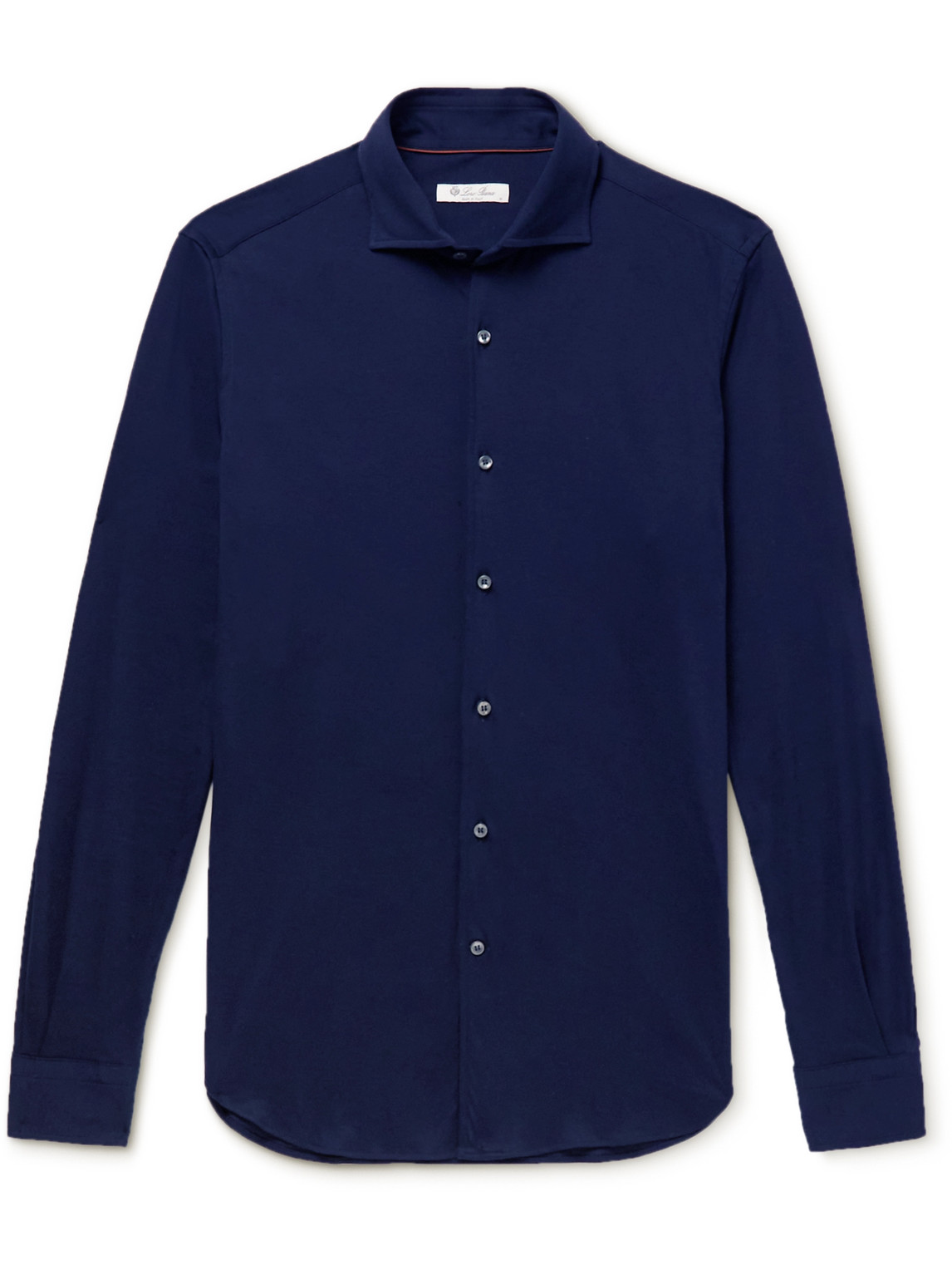 Loro Piana - Andrew Slim-Fit Cotton-Jersey Shirt - Men - Blue - XXXL