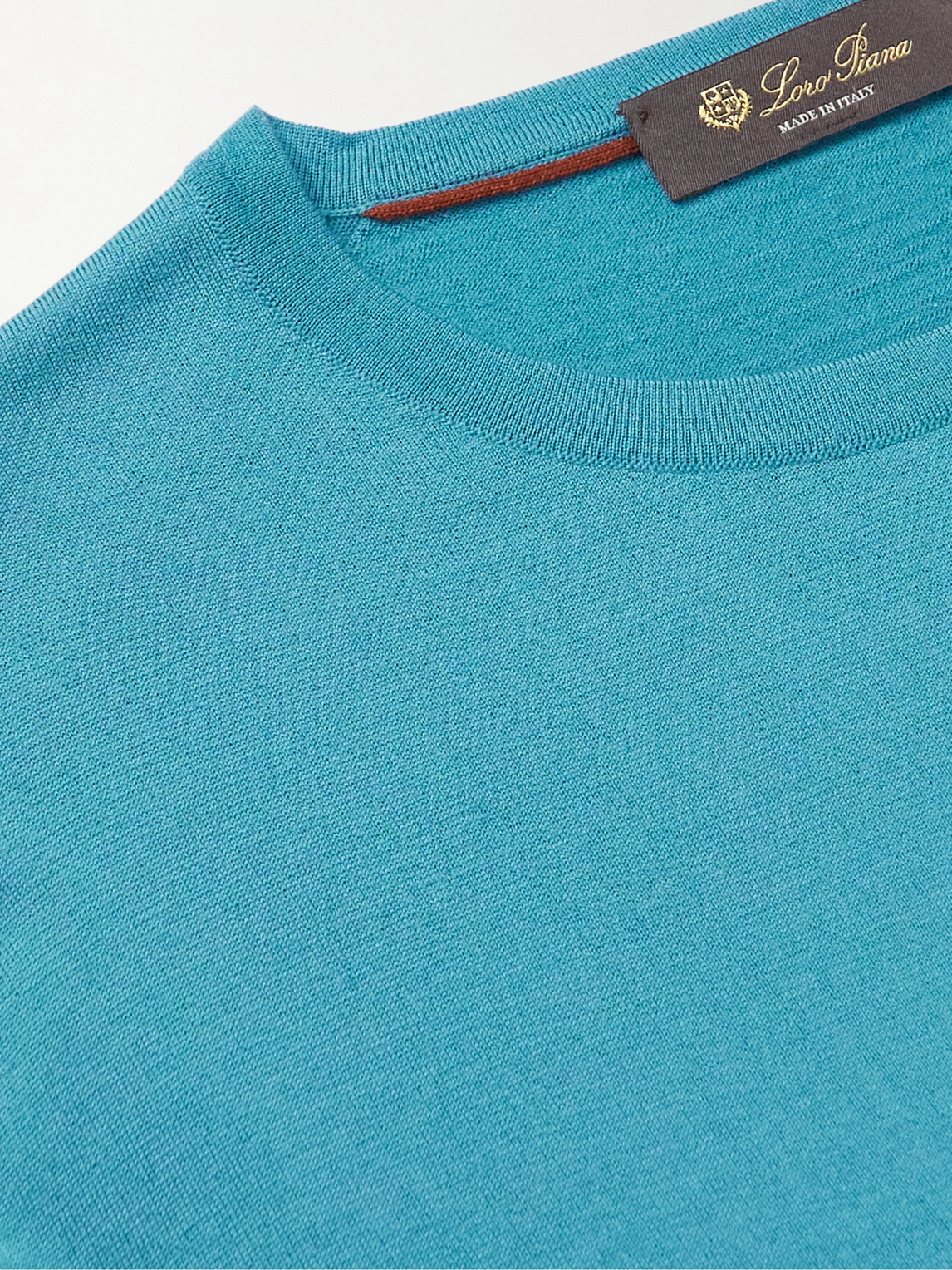 Shop Loro Piana Wish Virgin Wool Sweater In Blue
