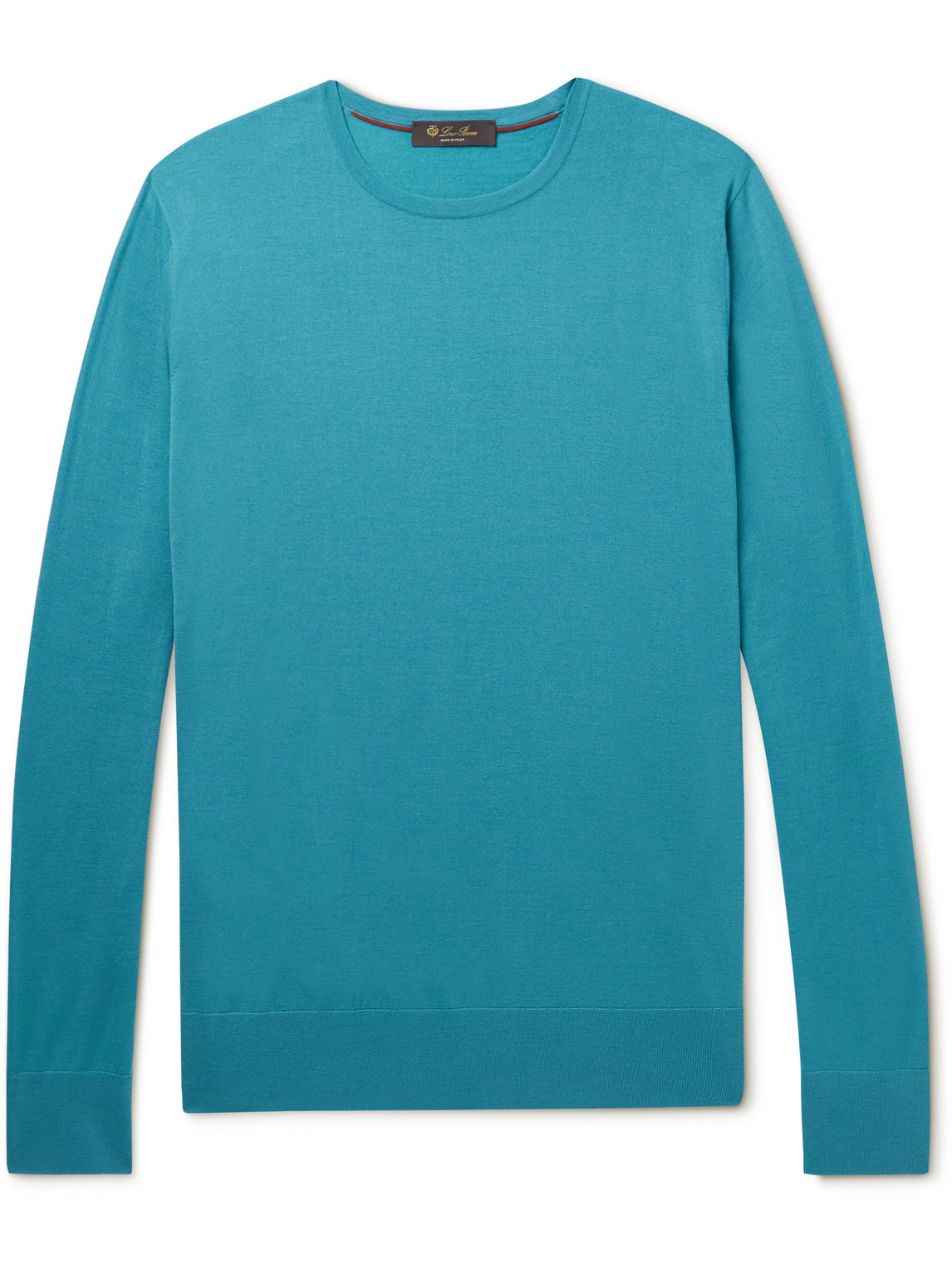 Loro Piana Wish Virgin Wool Sweater In Blue