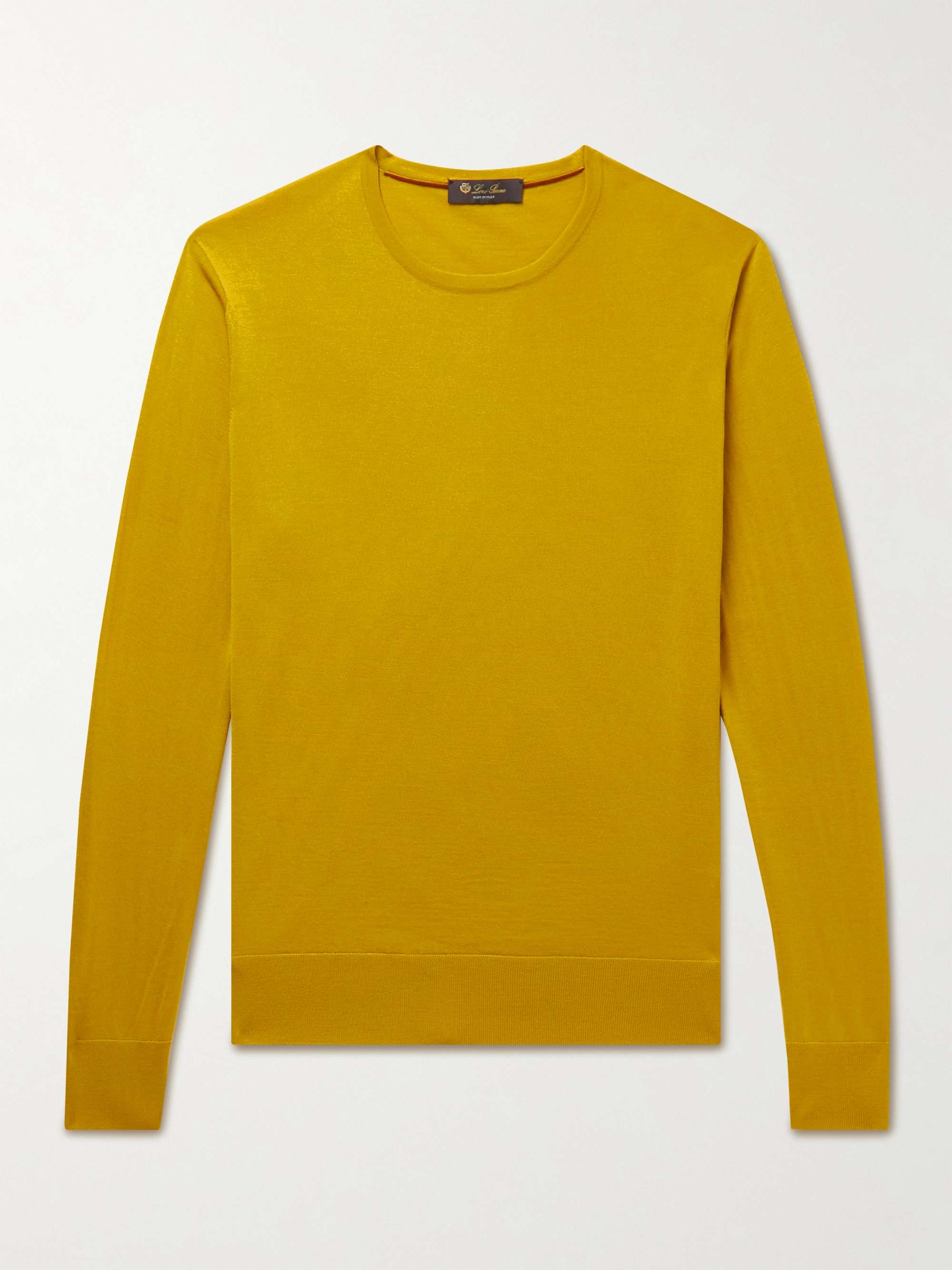 Yellow Wish Virgin Wool Sweater | LORO PIANA | MR PORTER