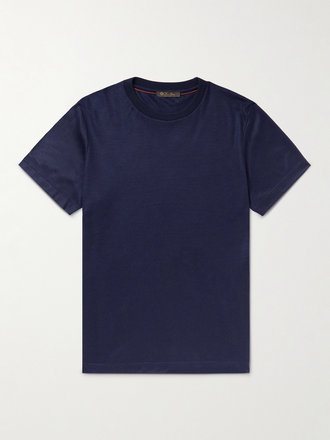 Loro Piana Cashmere-Piqué T-Shirten