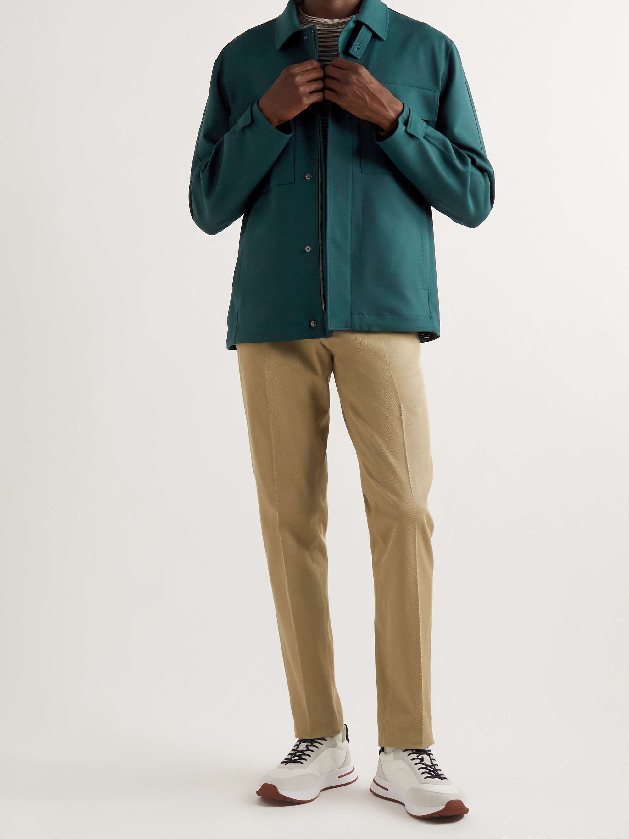 LORO PIANA Holburn Rain System Virgin Wool-Blend Jacket
