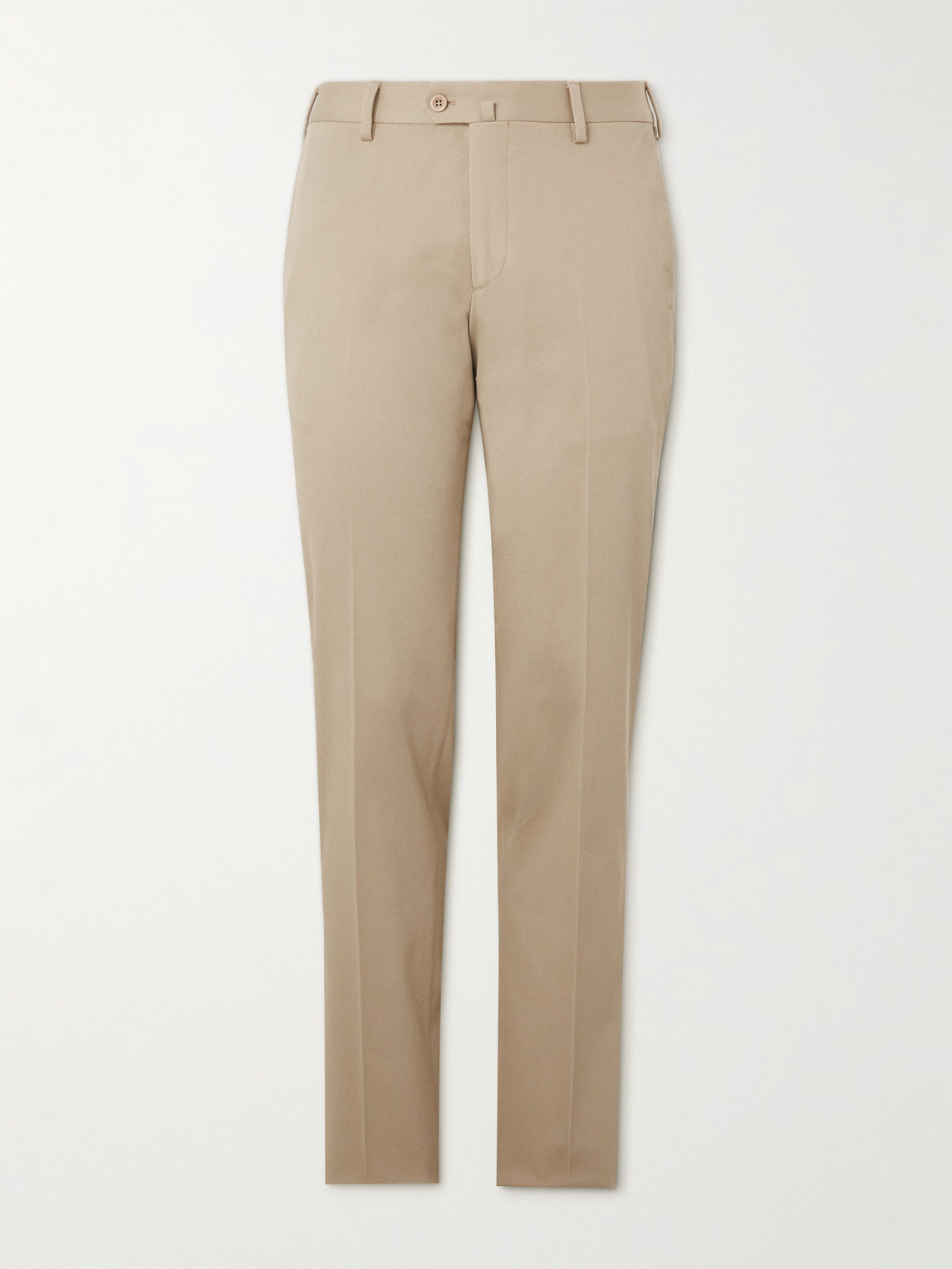 Loro Piana Slim-Fit Tapered Stretch-Cotton Twill Trousers - Men
