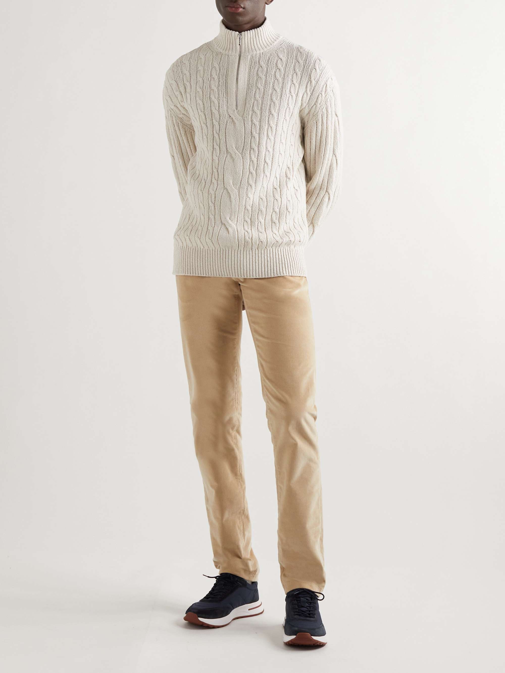 Linen knit sweater top