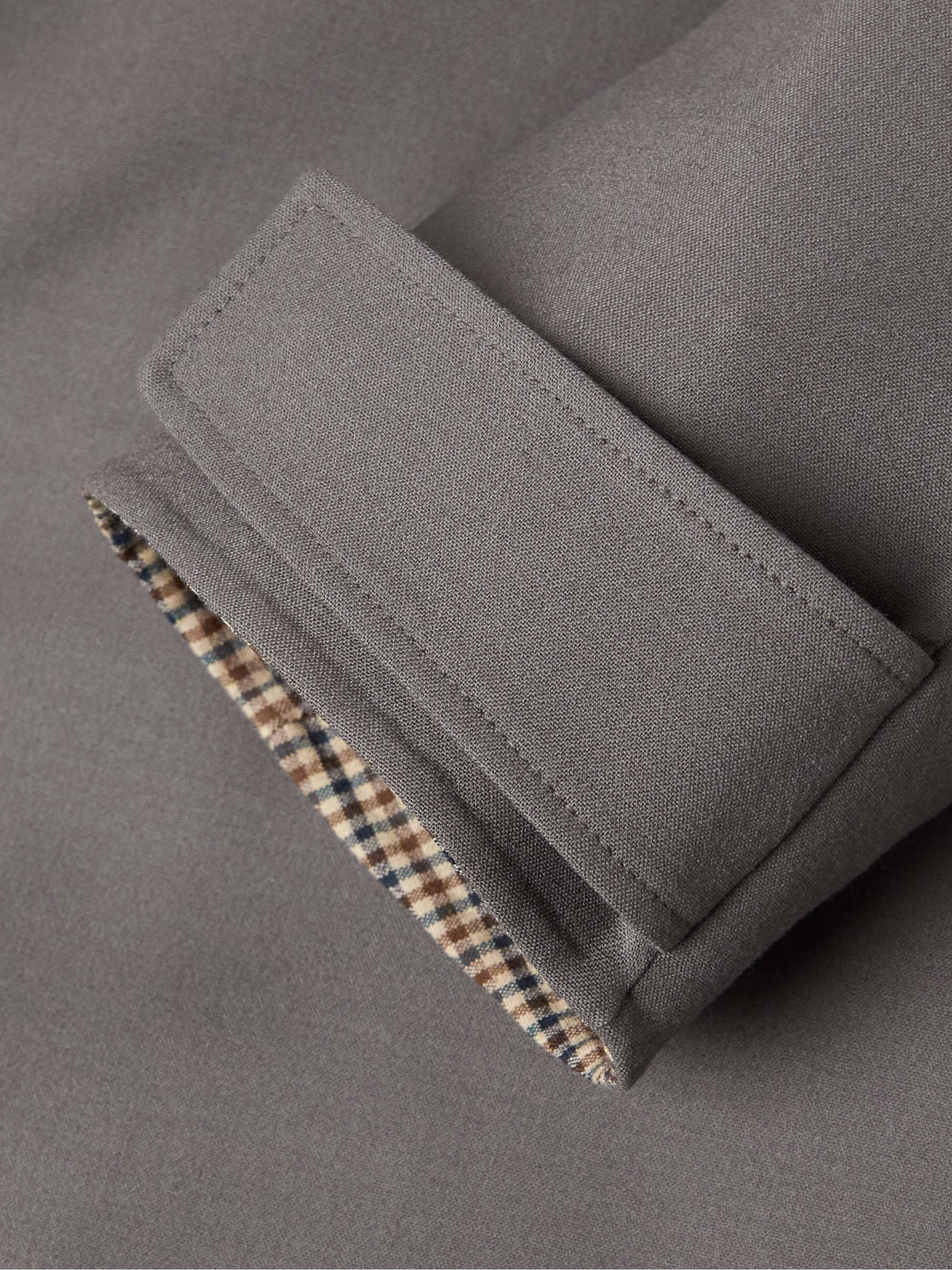 LORO PIANA Holburn Rain System Stretch-Wool Hooded Jacket