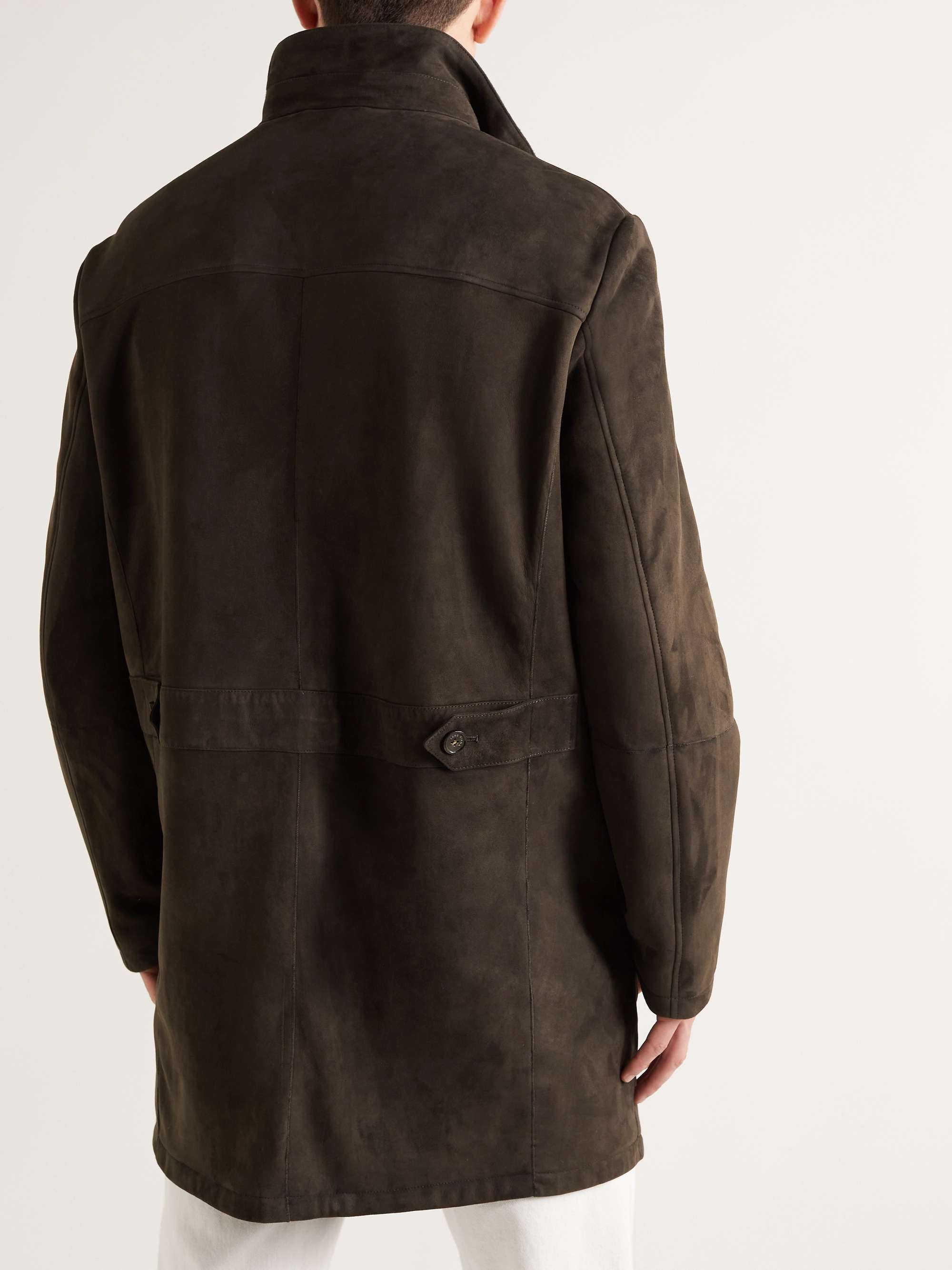 LORO PIANA Shearling Car Coat