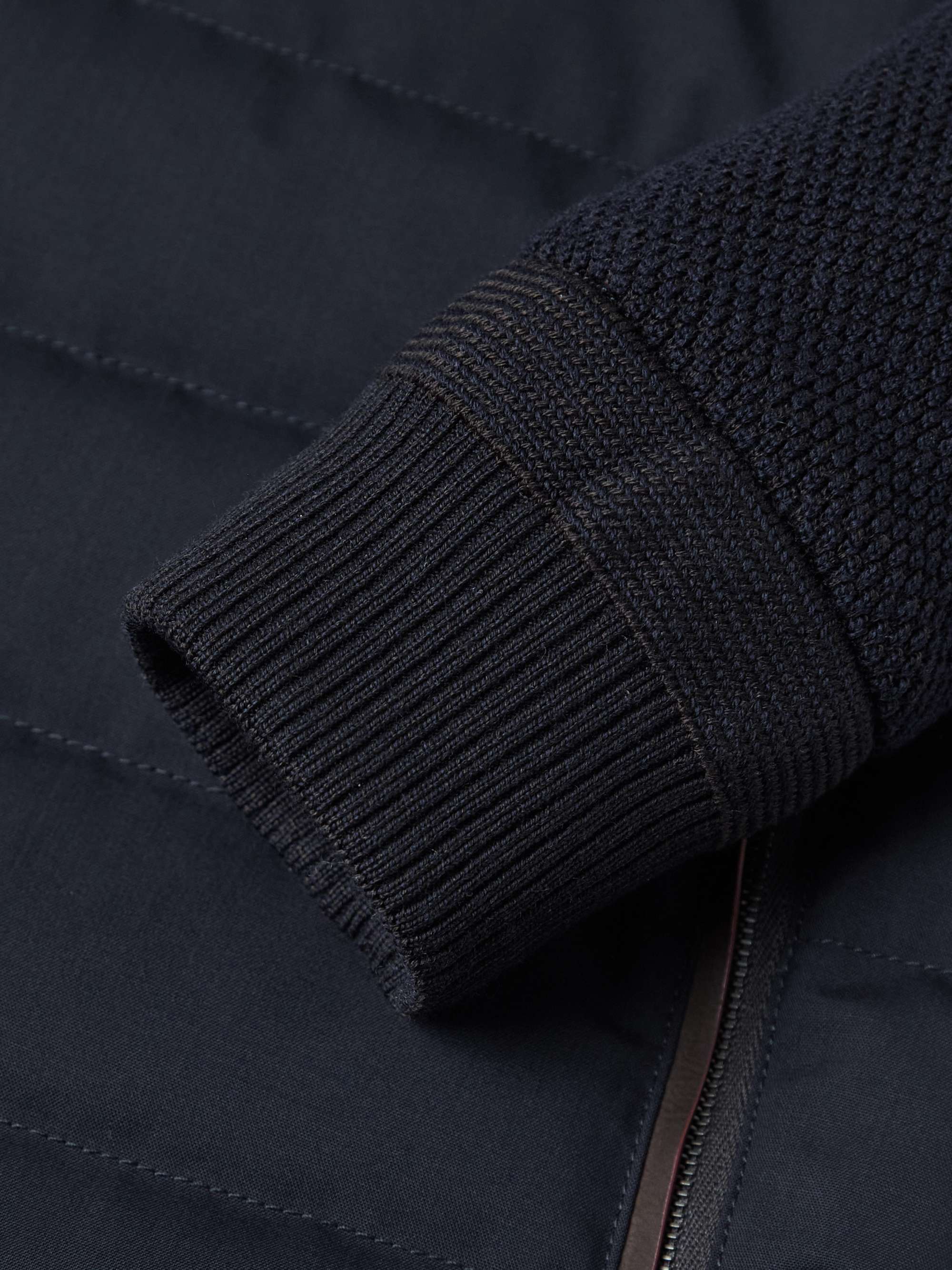 ZEGNA Trofeo Elements Quilted Merino Wool and Cotton-Blend Down Jacket