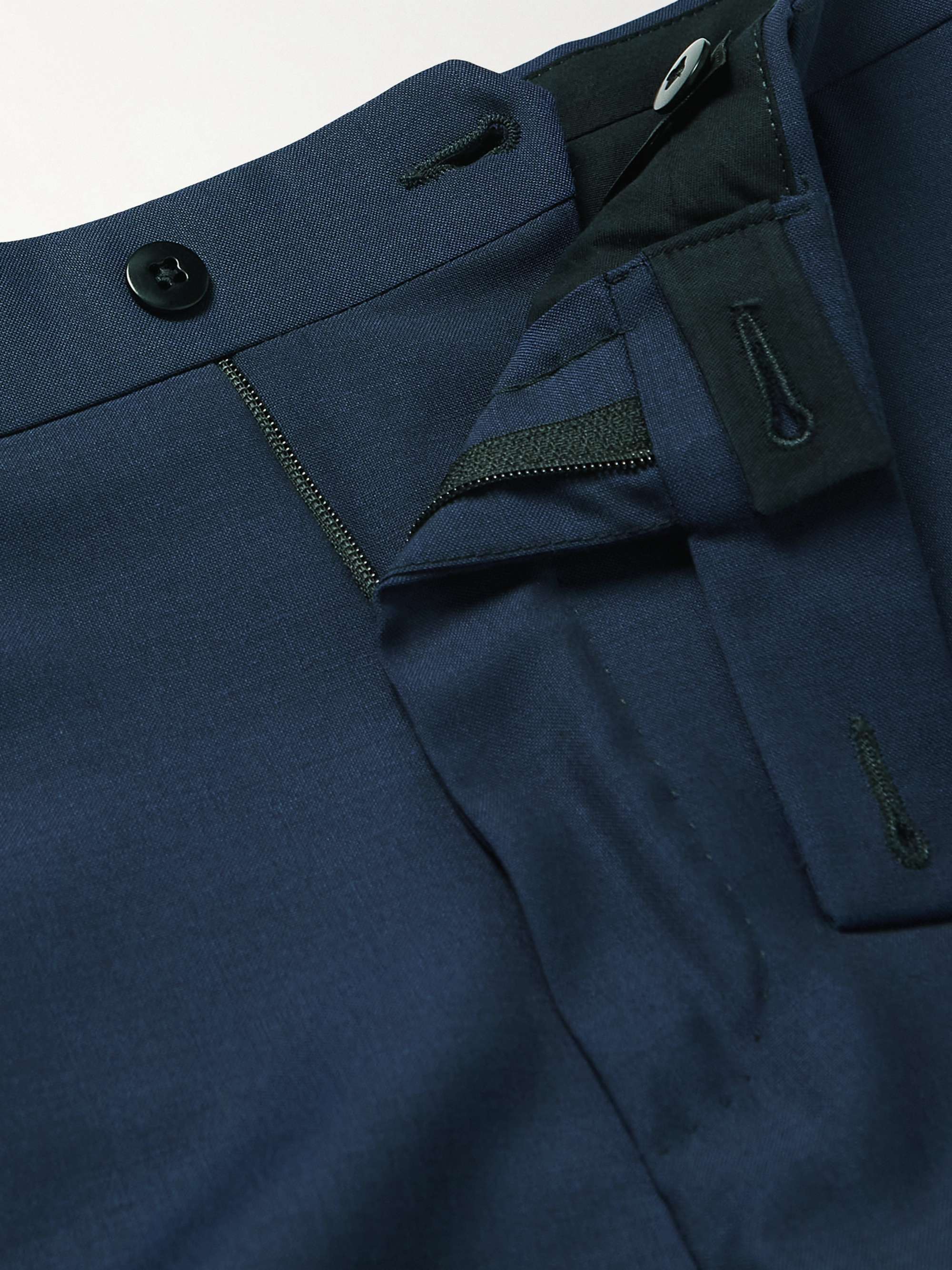 ZEGNA Slim-Fit Tapered Wool Trousers