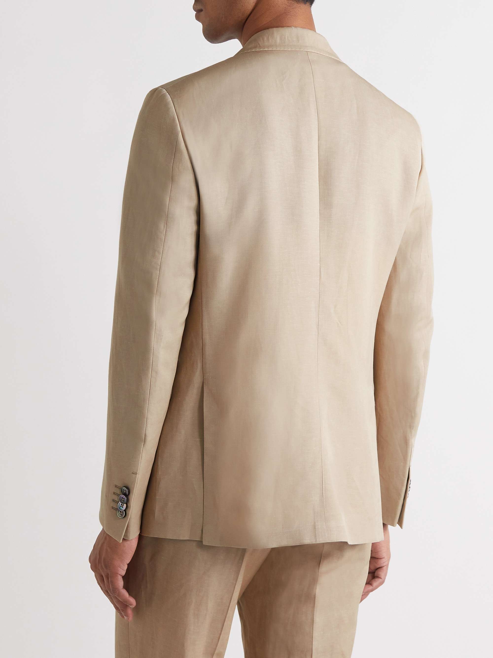 ZEGNA Slim-Fit Wool and Linen-Blend Suit Jacket