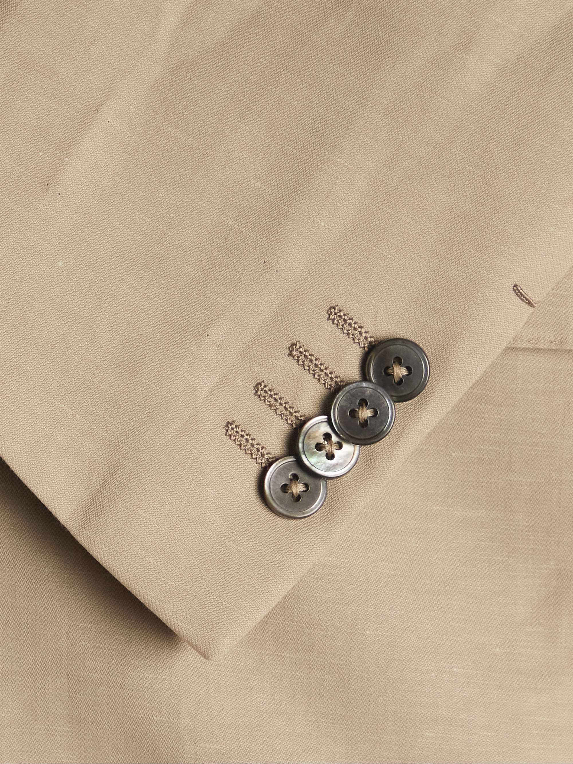 ZEGNA Slim-Fit Wool and Linen-Blend Suit Jacket
