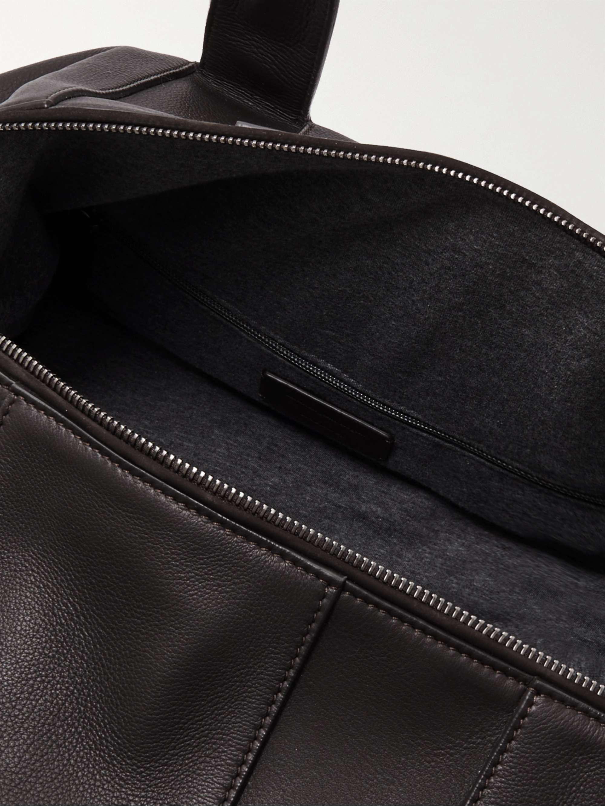 ZEGNA Full-Grain Leather Holdall