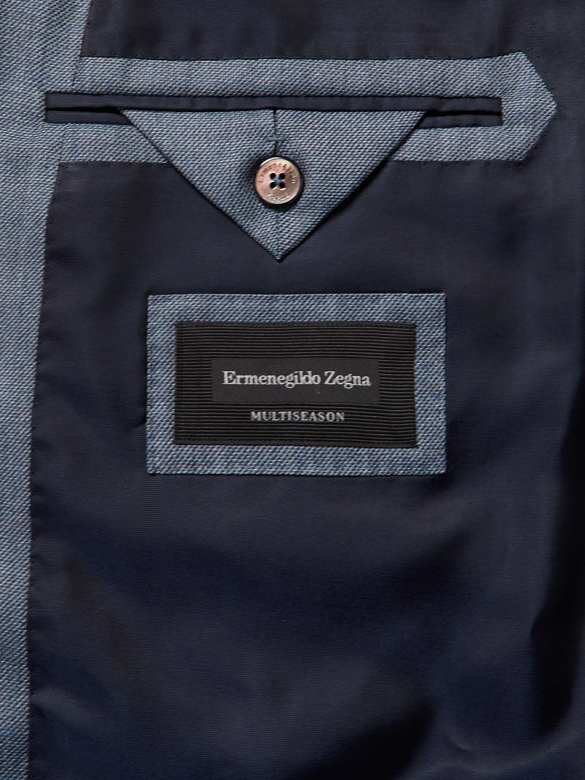 ZEGNA Milano Slim-Fit Wool-Hopsack Suit