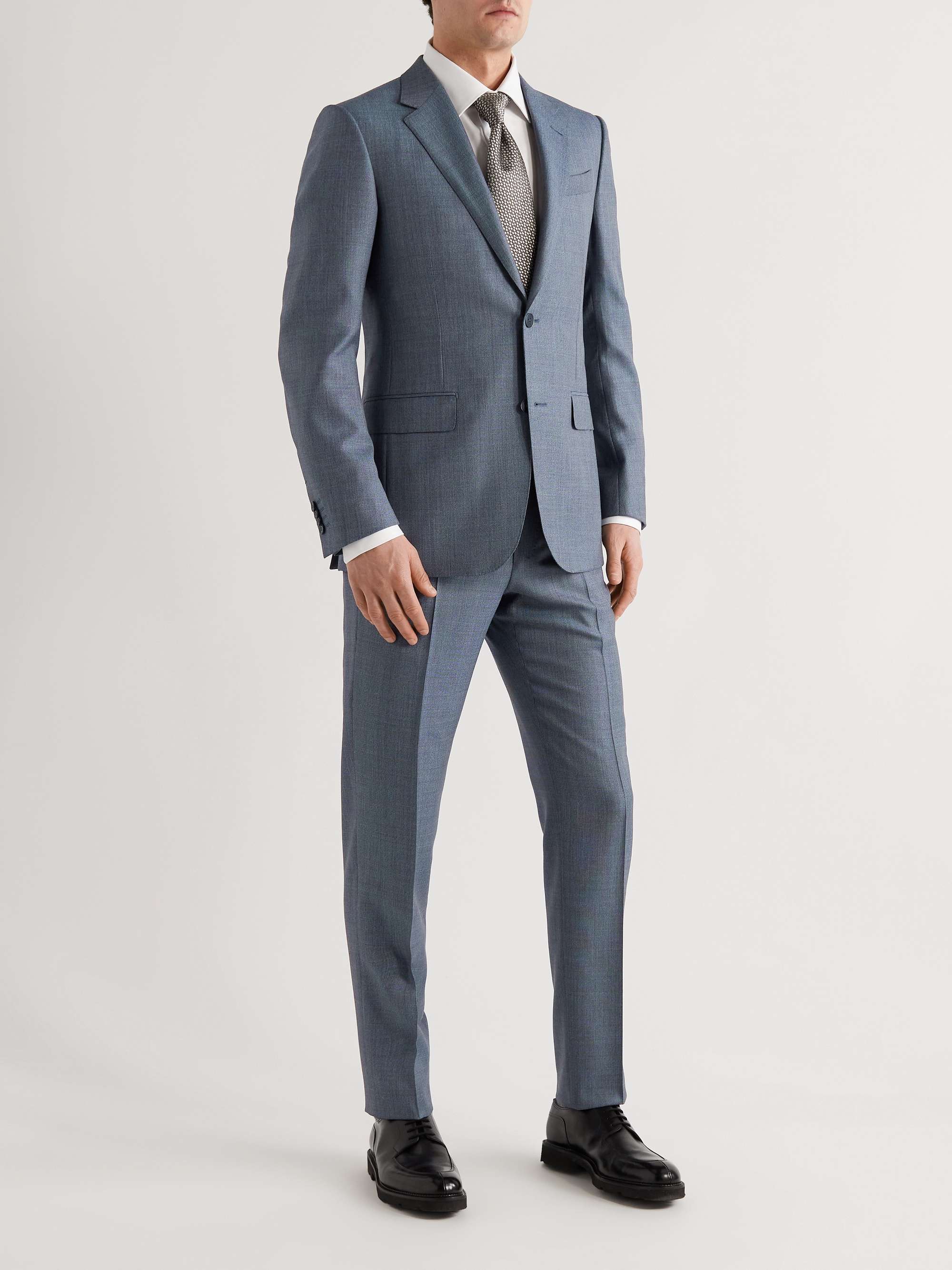 ZEGNA Milano Slim-Fit Wool-Hopsack Suit