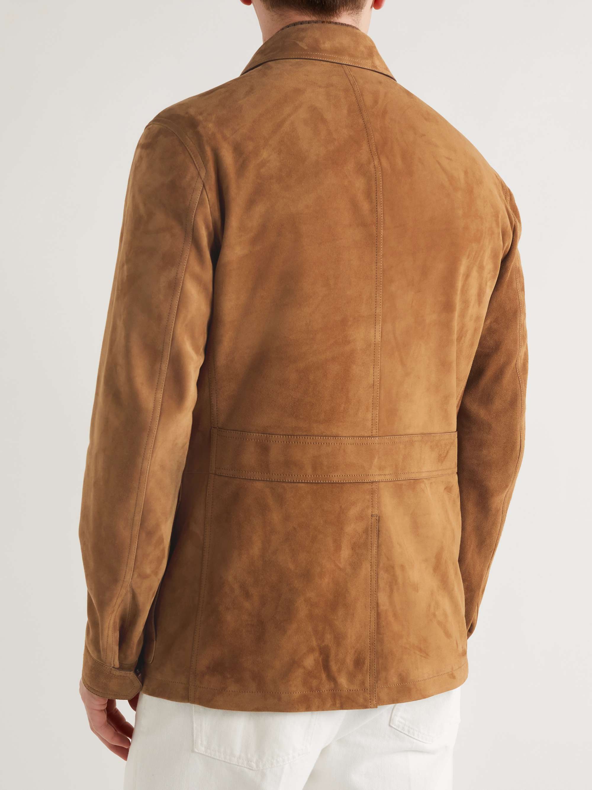 ZEGNA Suede Field Jacket